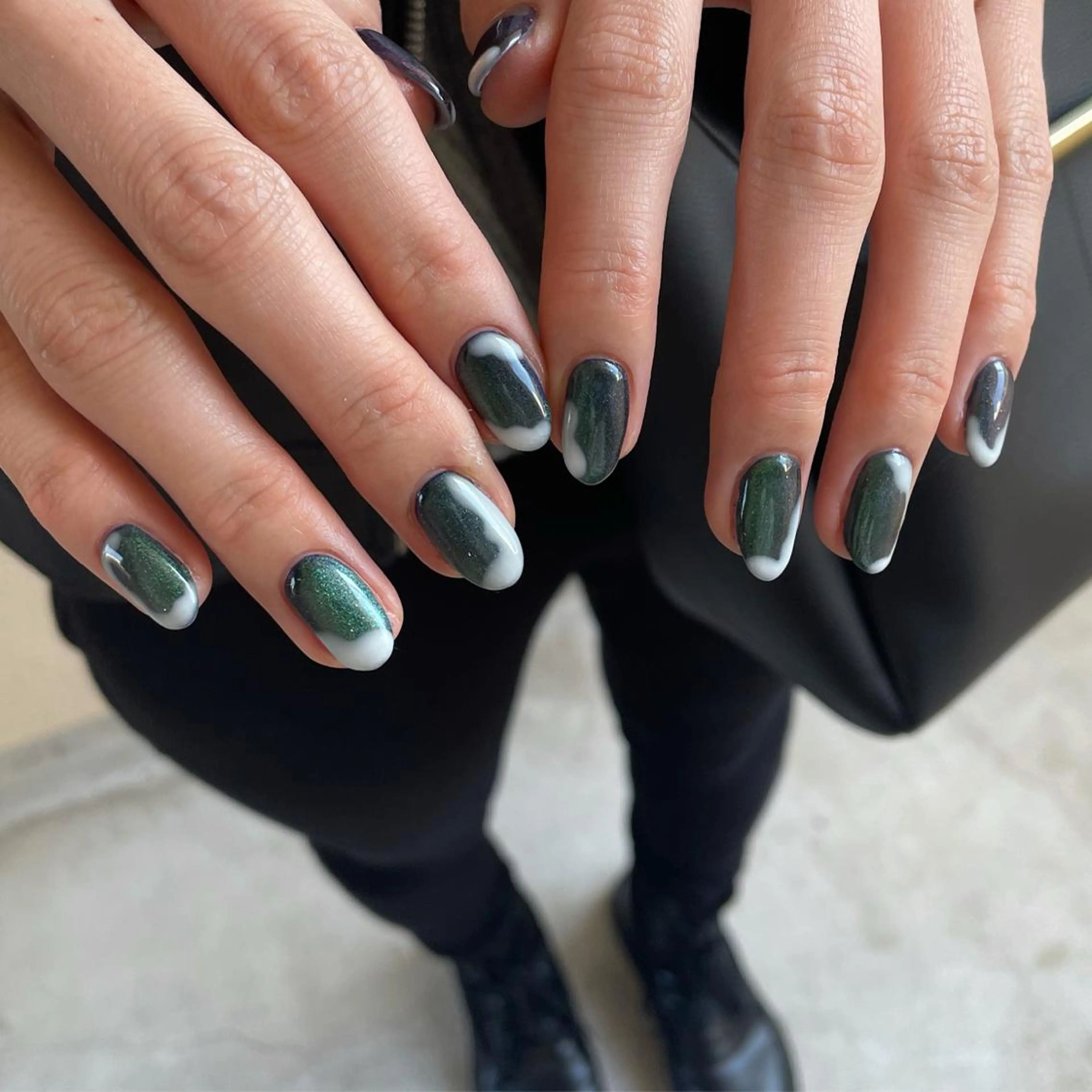 ネイル マグネットネイル ニュアンスネイル ハンドネイル ハンドケア lylynail YUUKAのネイルデザイン