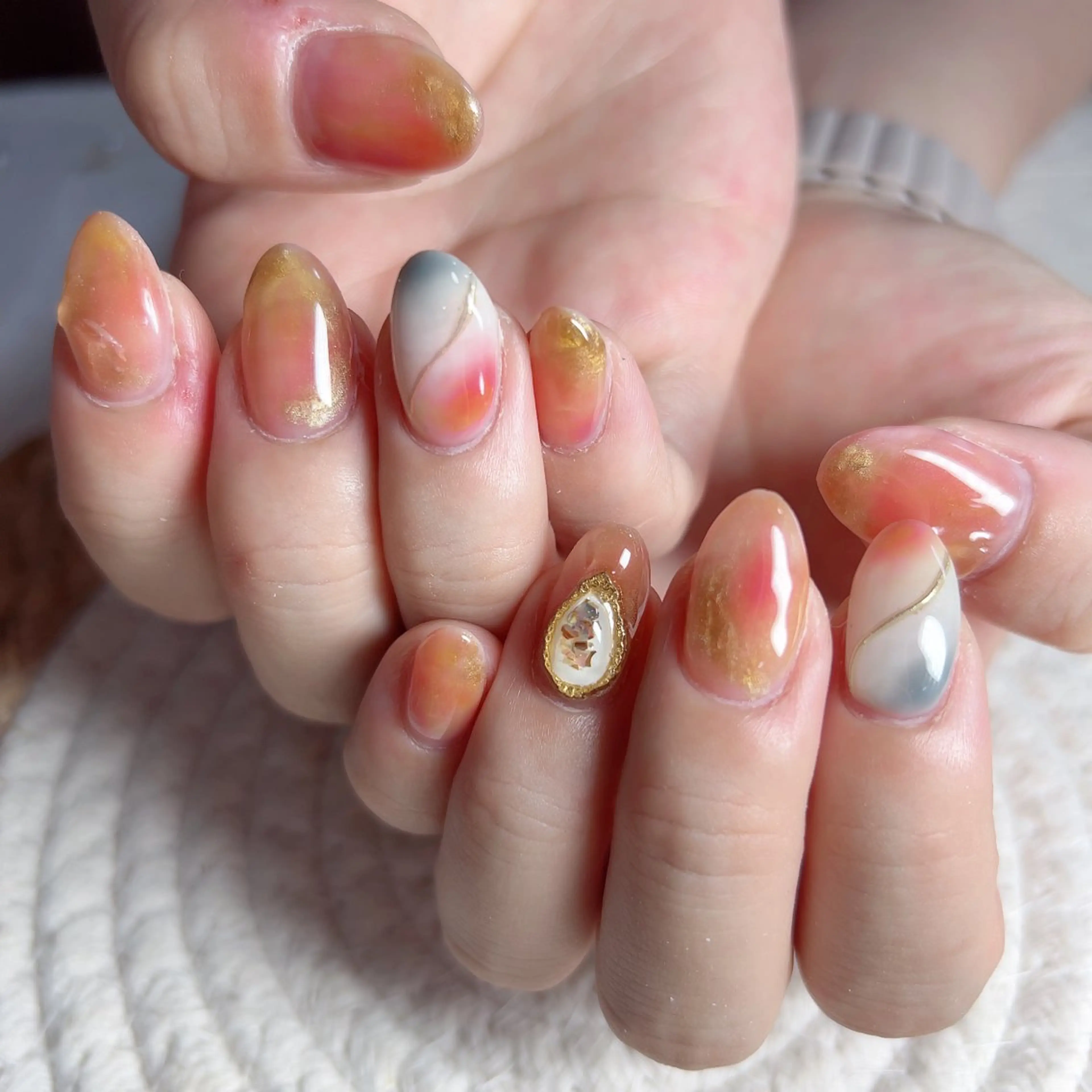 ネイル ハンドネイル 🎀Ｍ nails✨ ビューティーのネイルデザイン