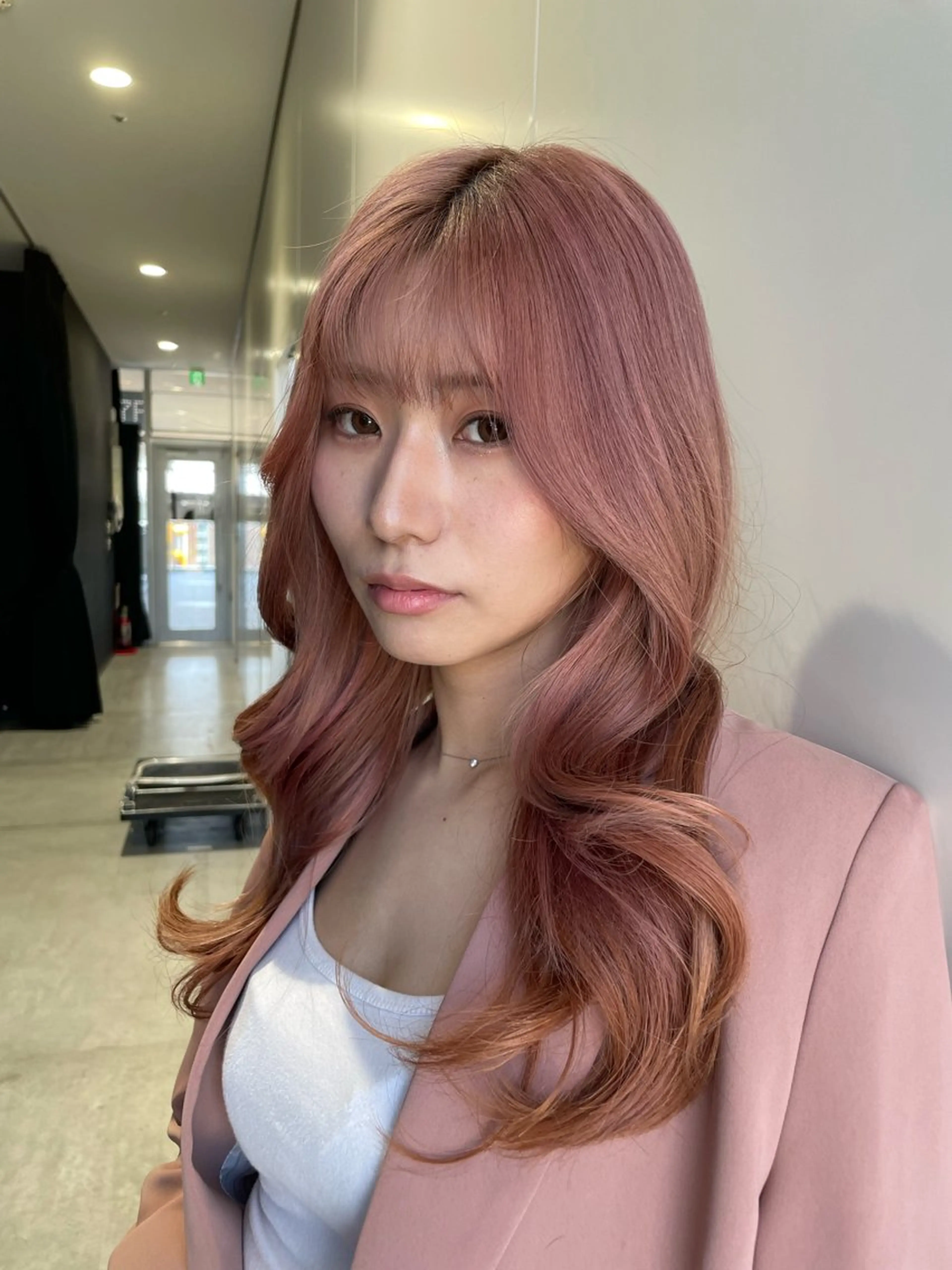 ロング カラー ヘアカラー トリートメント 🦖JIN HAIR DESIGN🦖のヘアスタイル