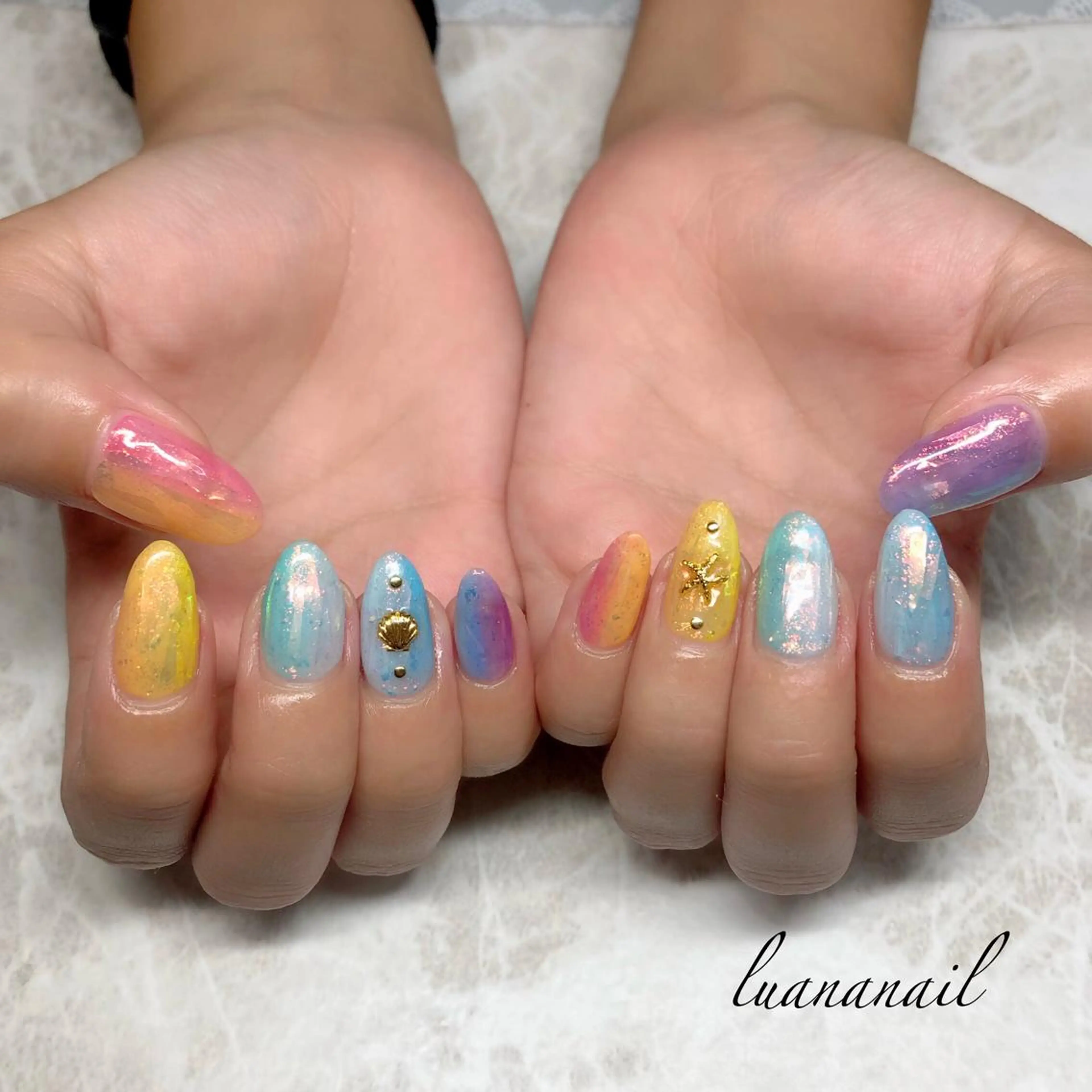 ネイル 夏ネイル luana nailのネイルデザイン