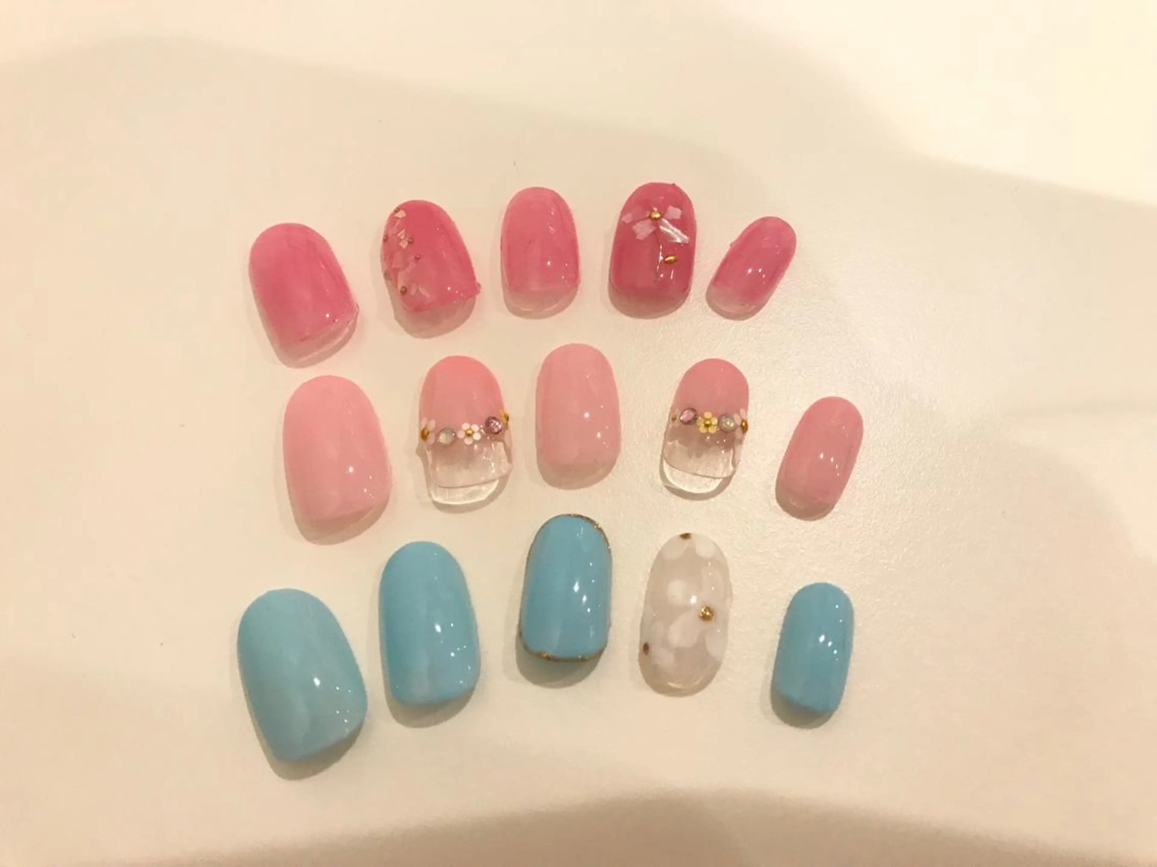 ネイル フラワーネイル 春ネイル ナカシマ サヤカのマツエク・マツパデザイン