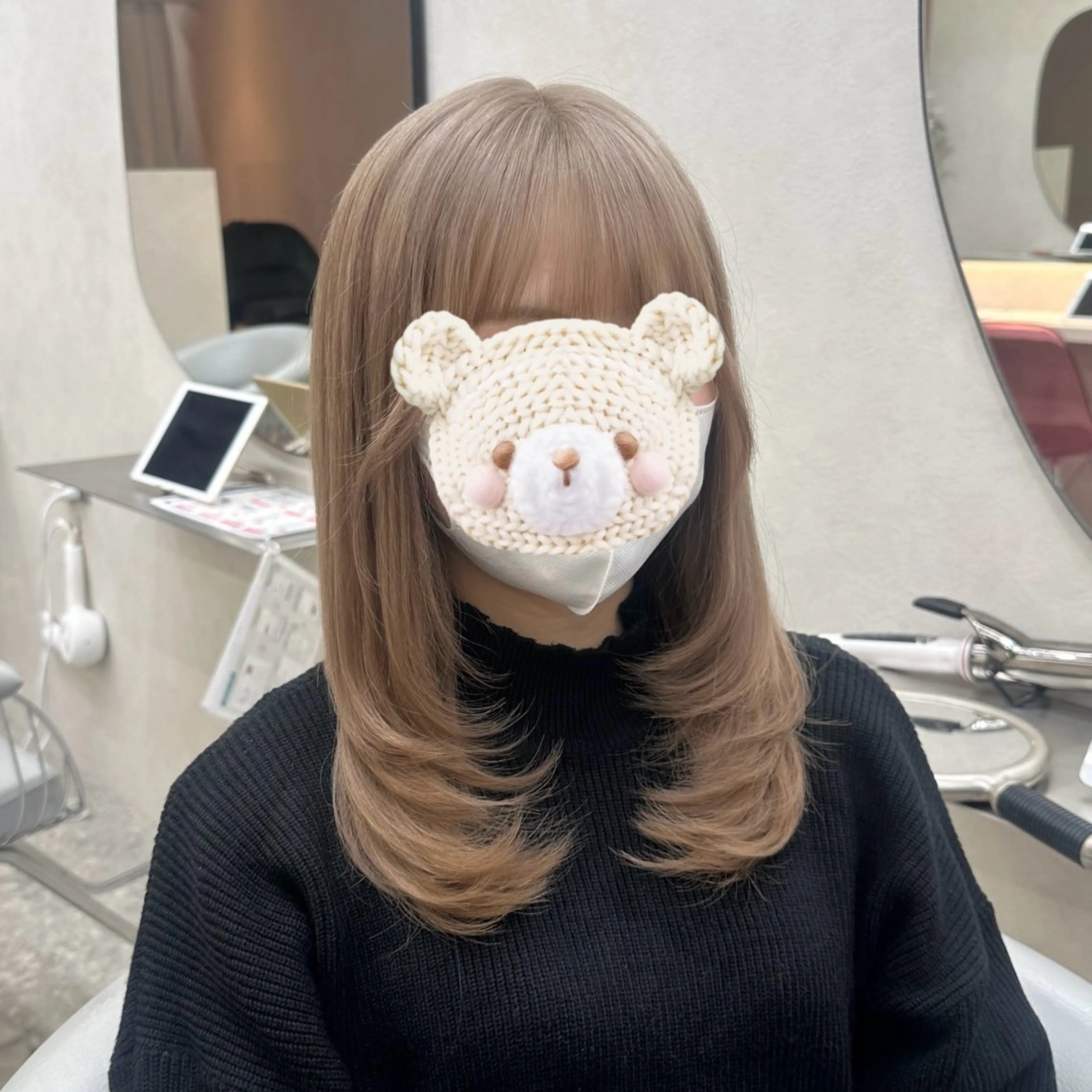 セミロング レイヤーカット hina🎀新宿/ エクステ/girlyのヘアスタイル