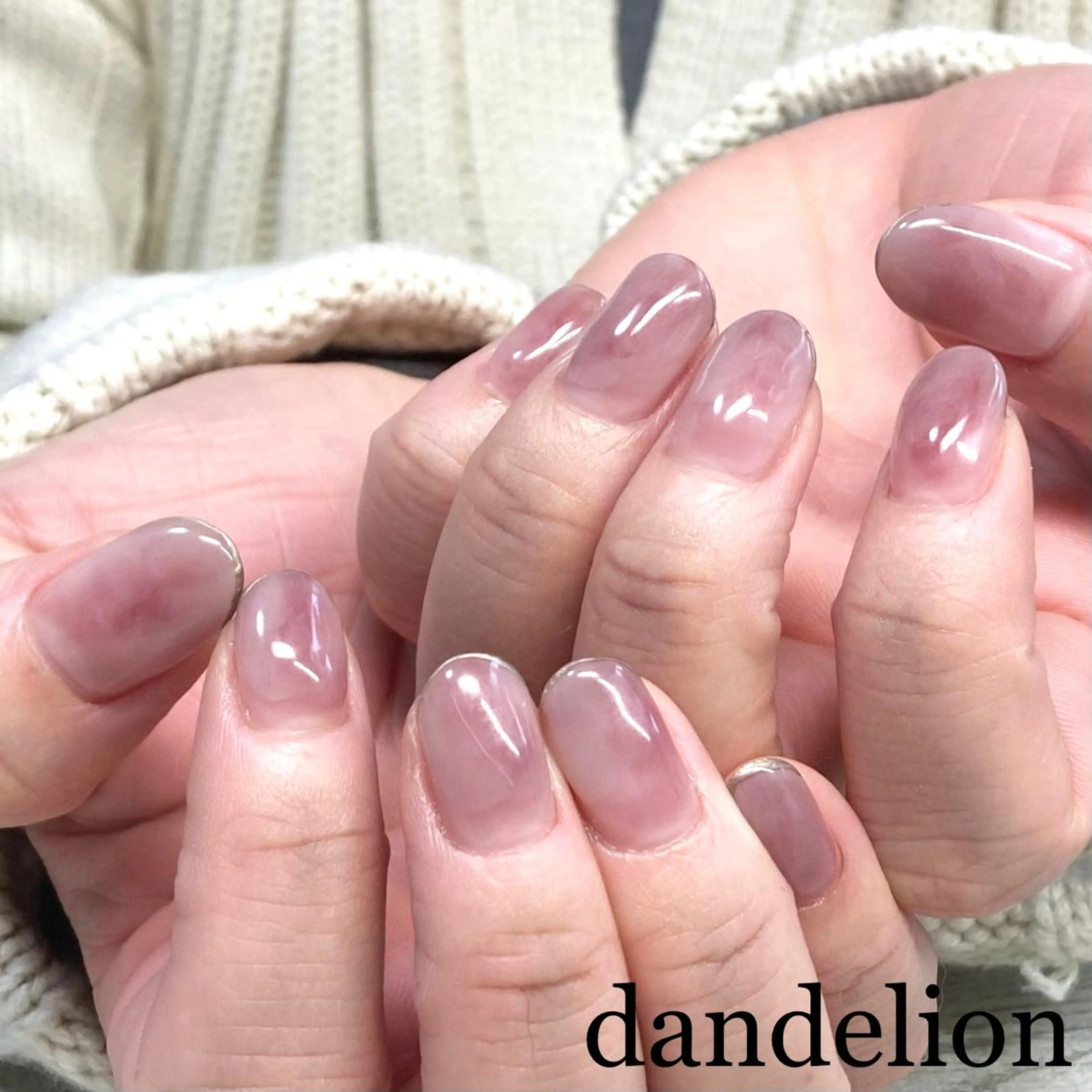 ネイル ハンドネイル ハンドケア dandelion ダンデライオンのネイルデザイン