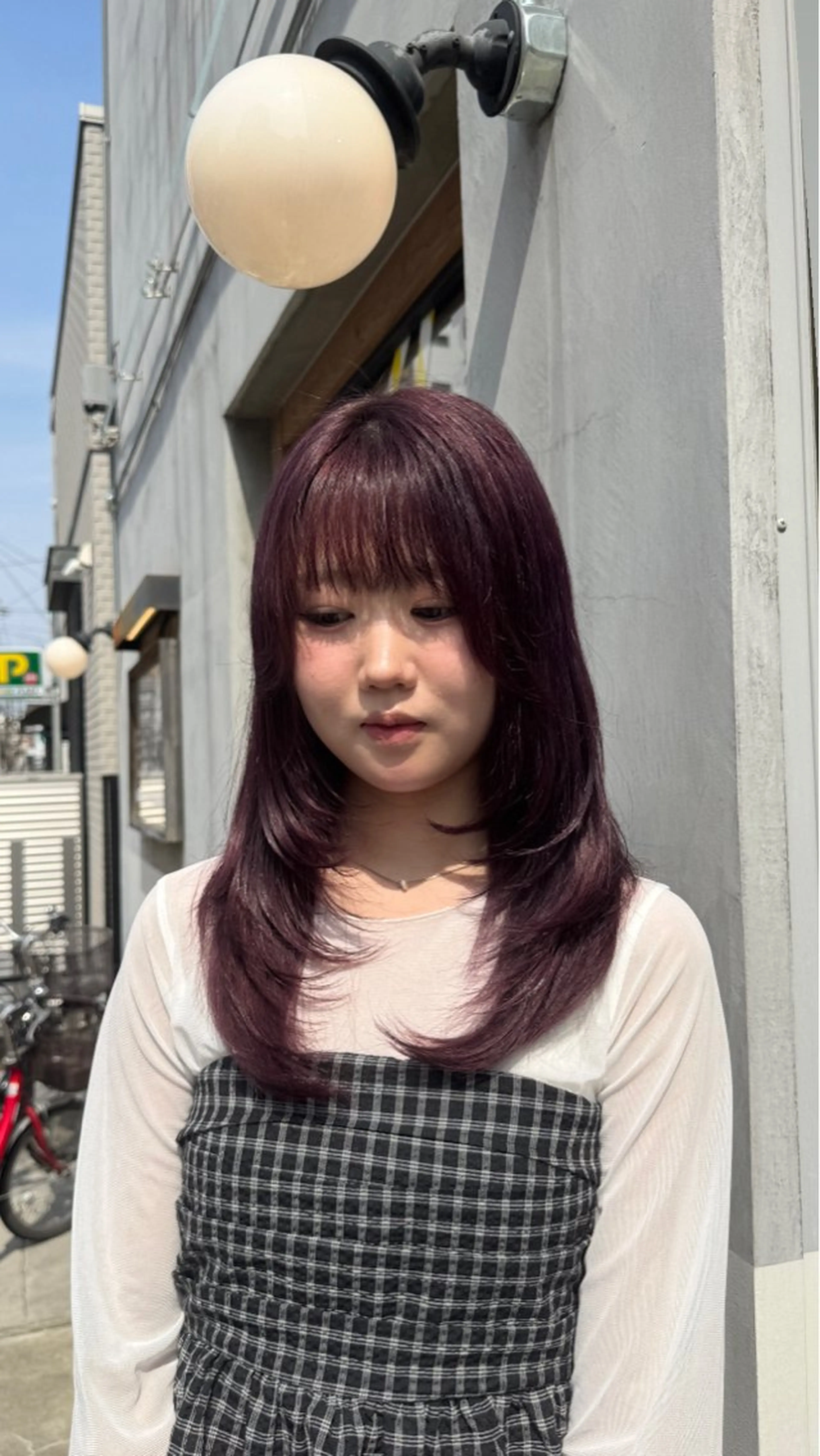 ロング カット 透明感カラー/似合 わせカットみく🩶のヘアスタイル