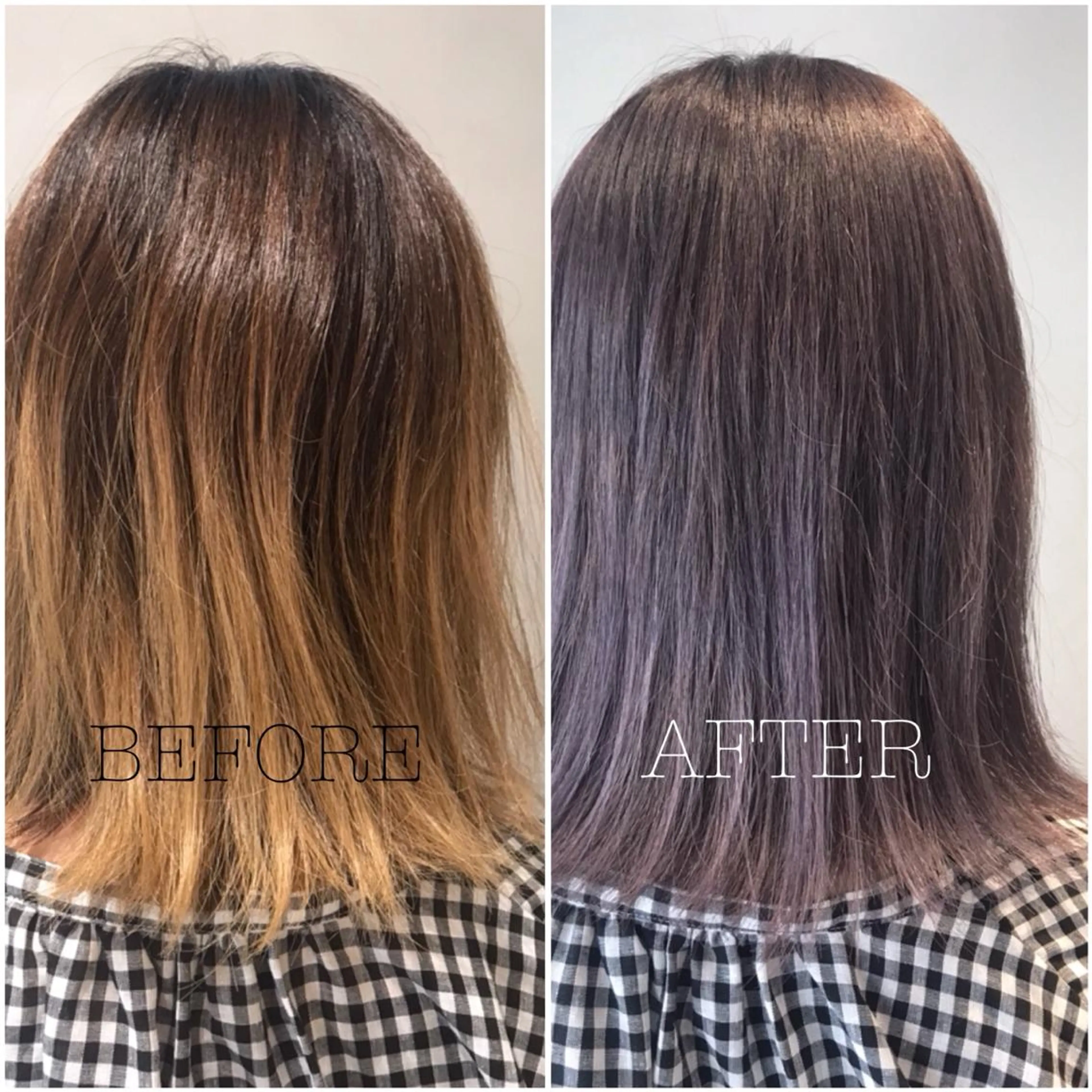 ミディアム カラー ブリーチ オリーブ透明感カラー 表参道/MIKUのヘアスタイル