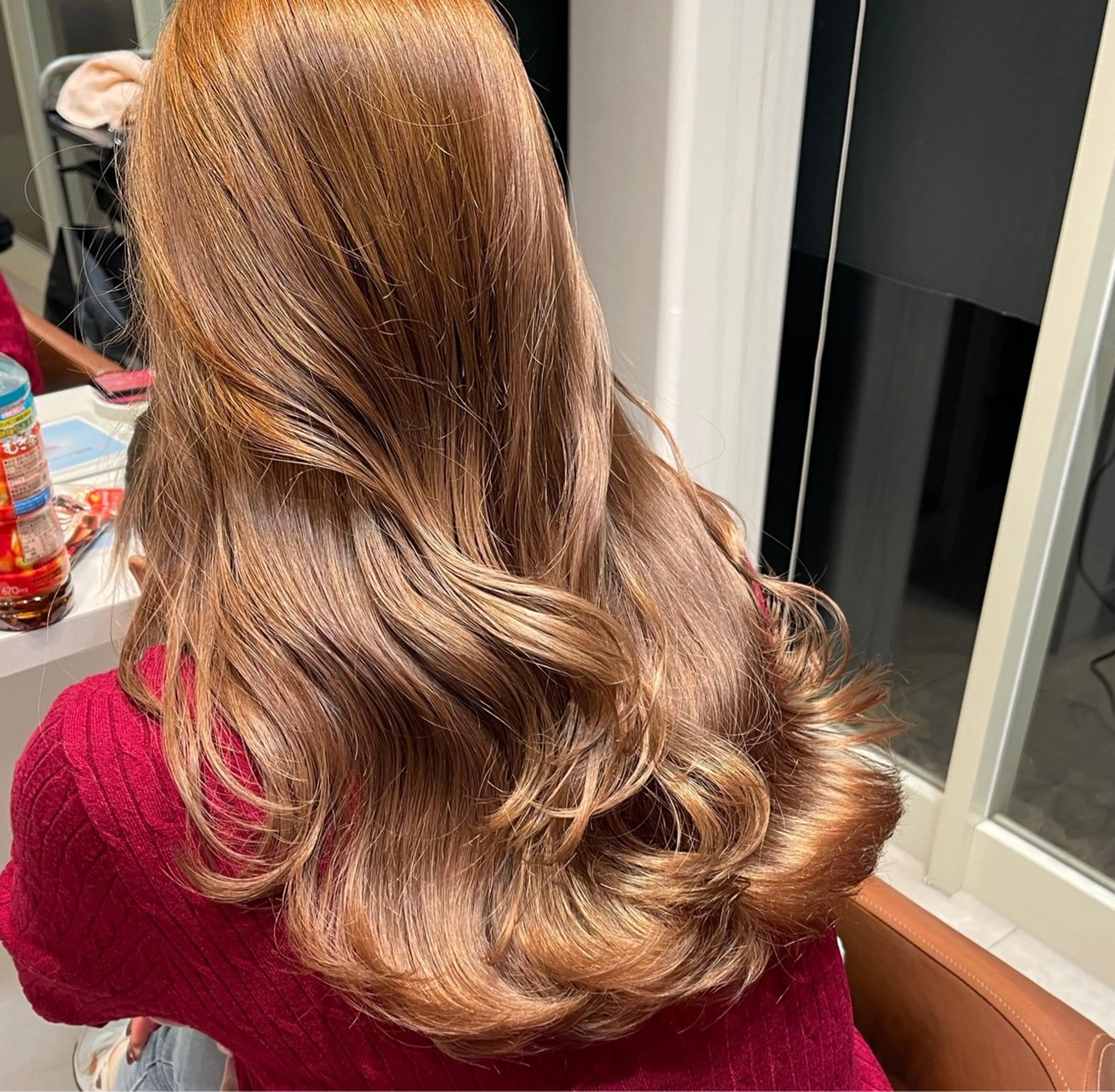 ロング カラー 前田 彩良のヘアスタイル