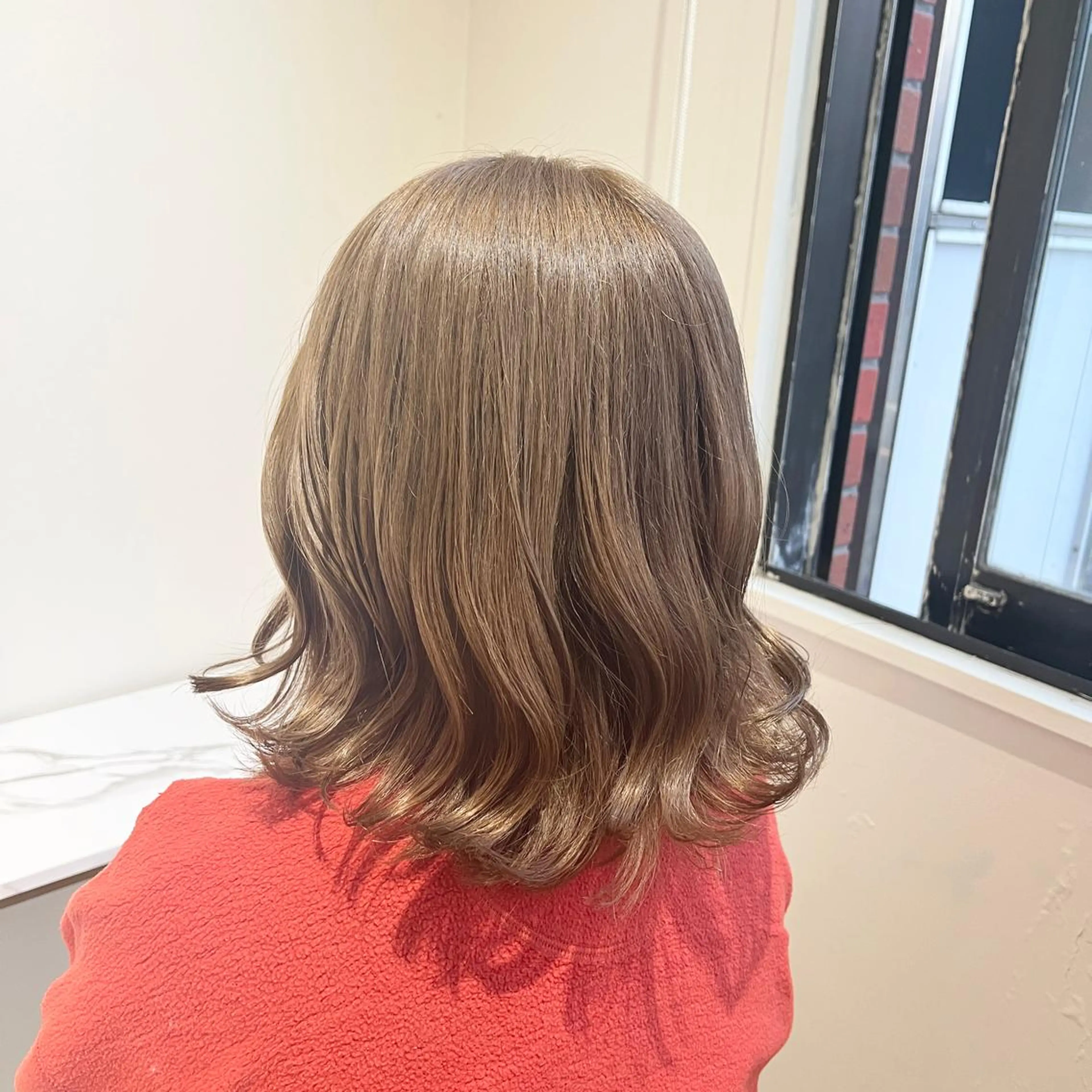 セミロング カラー 髪質改善/韓国ヘア 顔まわり特化yutoのヘアスタイル