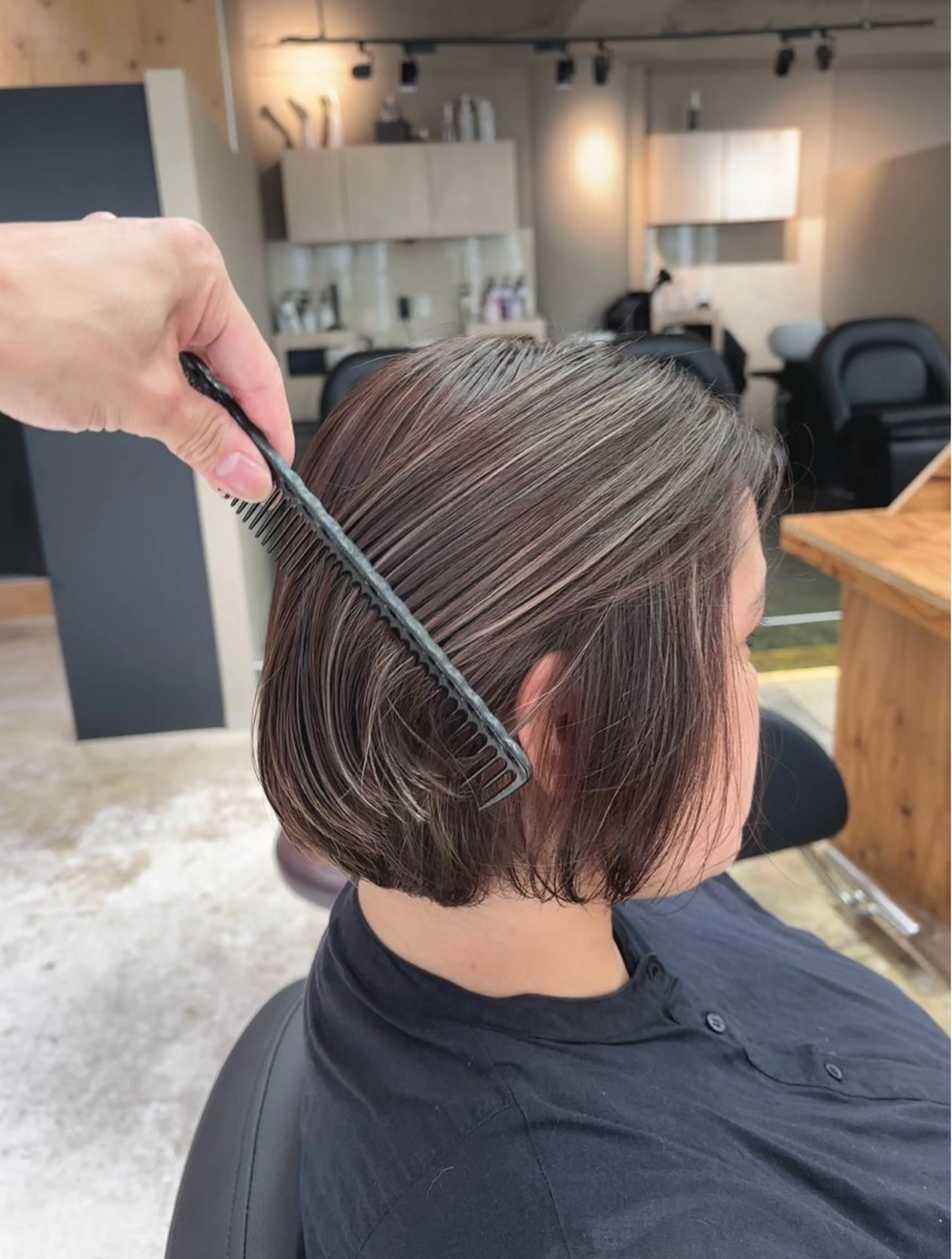 ミディアム ヘアカラー トリートメント 🫧艶髪/透明感🫧 EIGHT/丸山のヘアスタイル