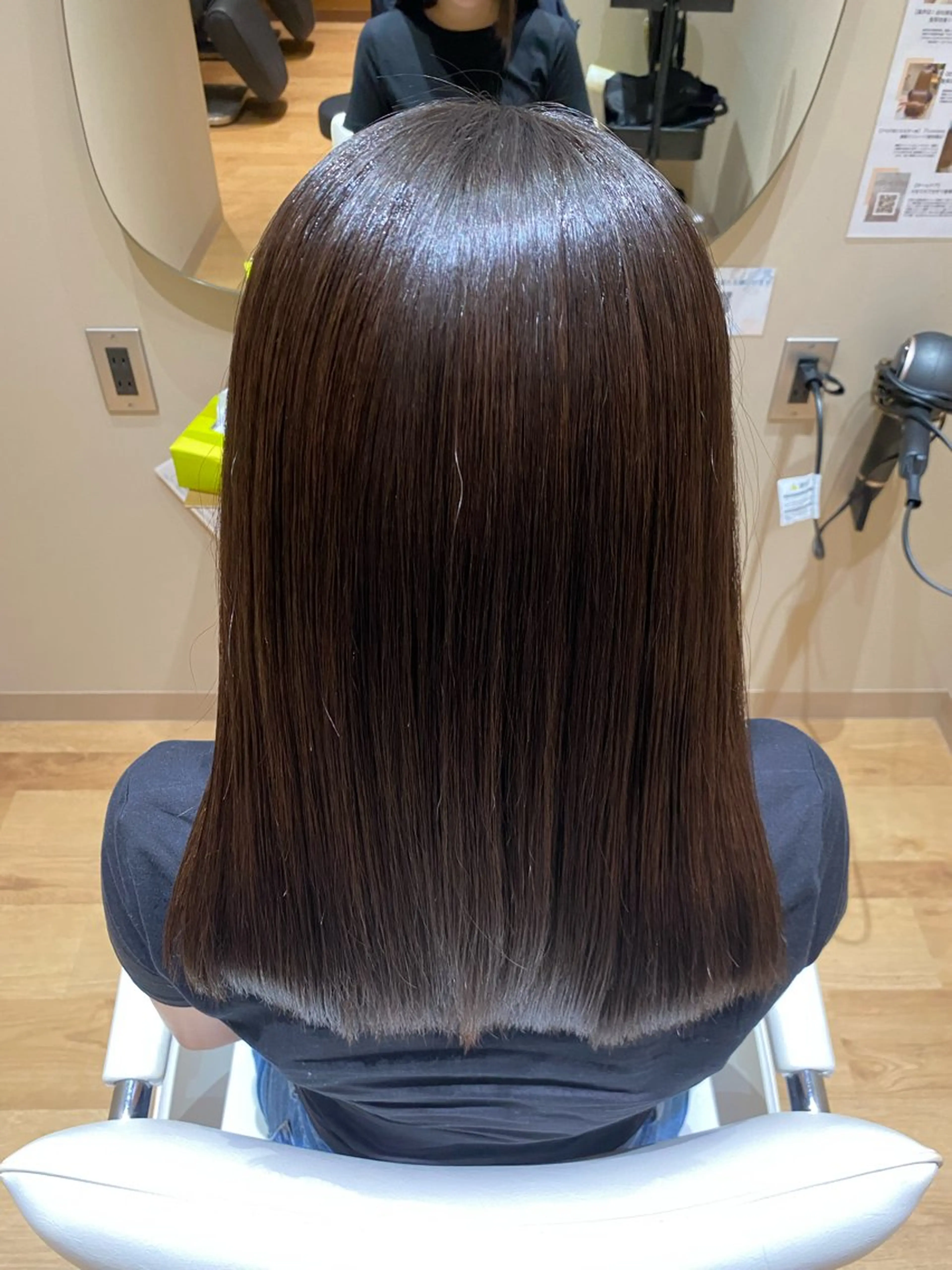 ロング 縮毛矯正 Zina南砂町 /渡部桐子のヘアスタイル