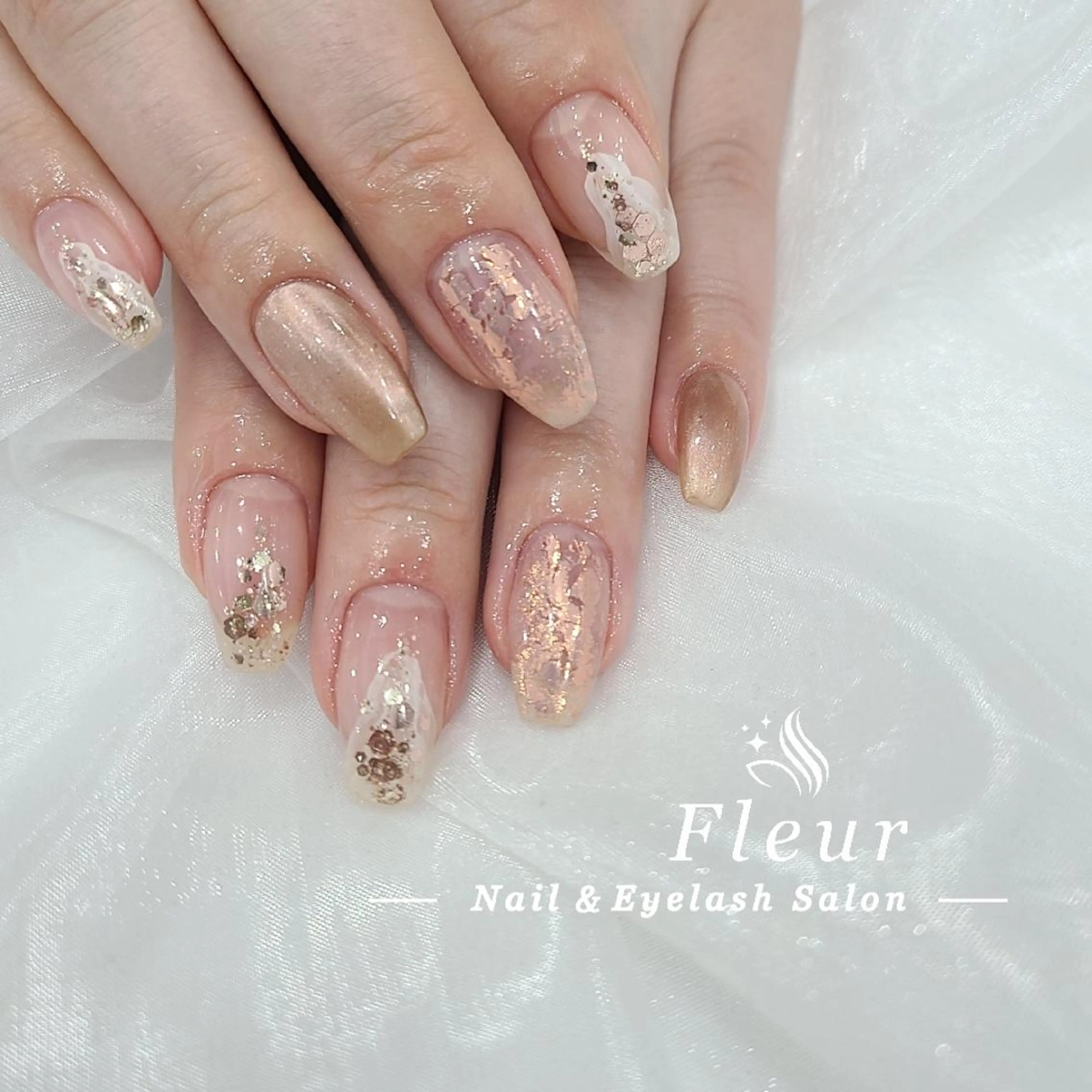 ネイル ハンドネイル nail&eye ♡Fleur♡のネイルデザイン