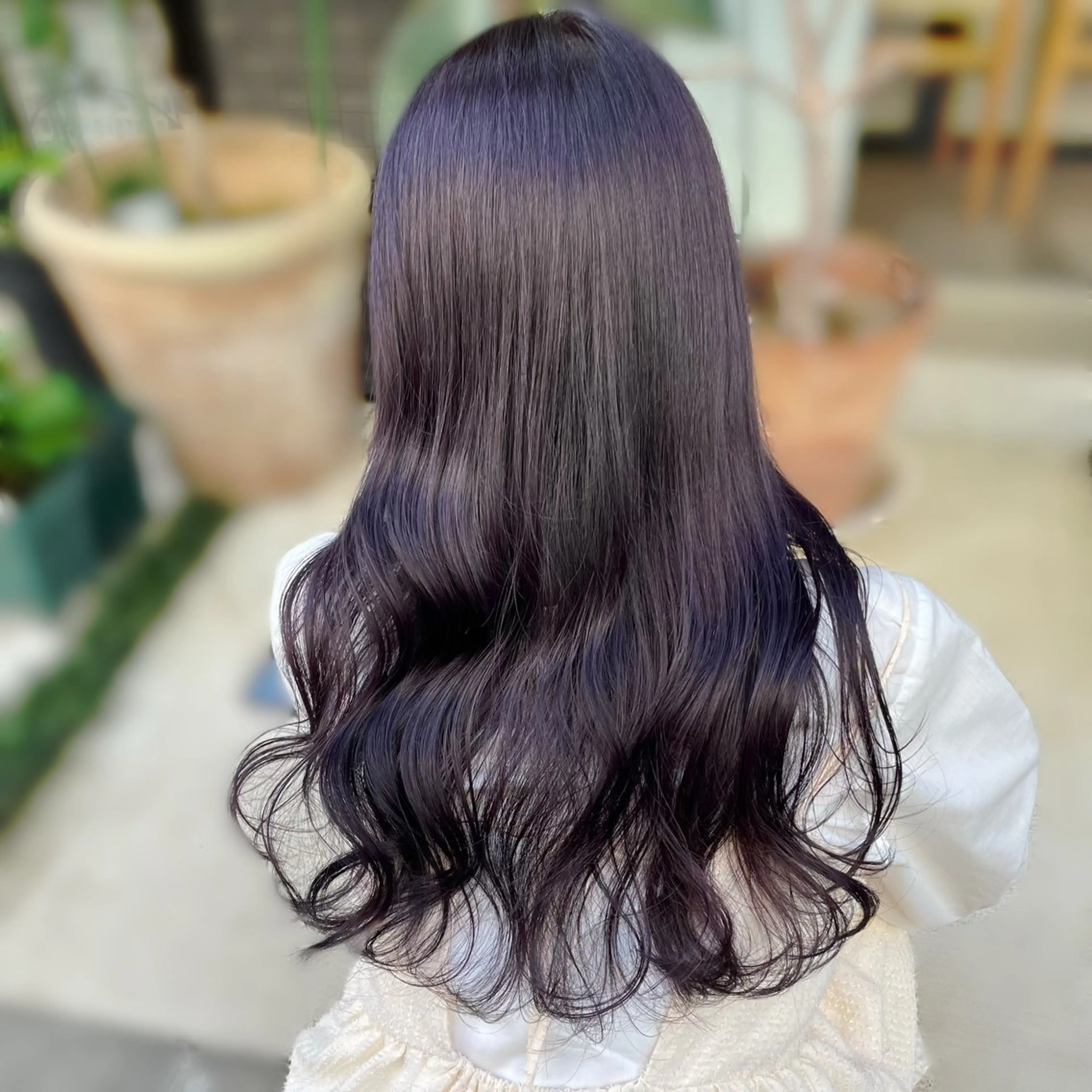 ロング カラー カット ヘアカラー トリートメント ブリーチなしカラー kana🐱のヘアスタイル