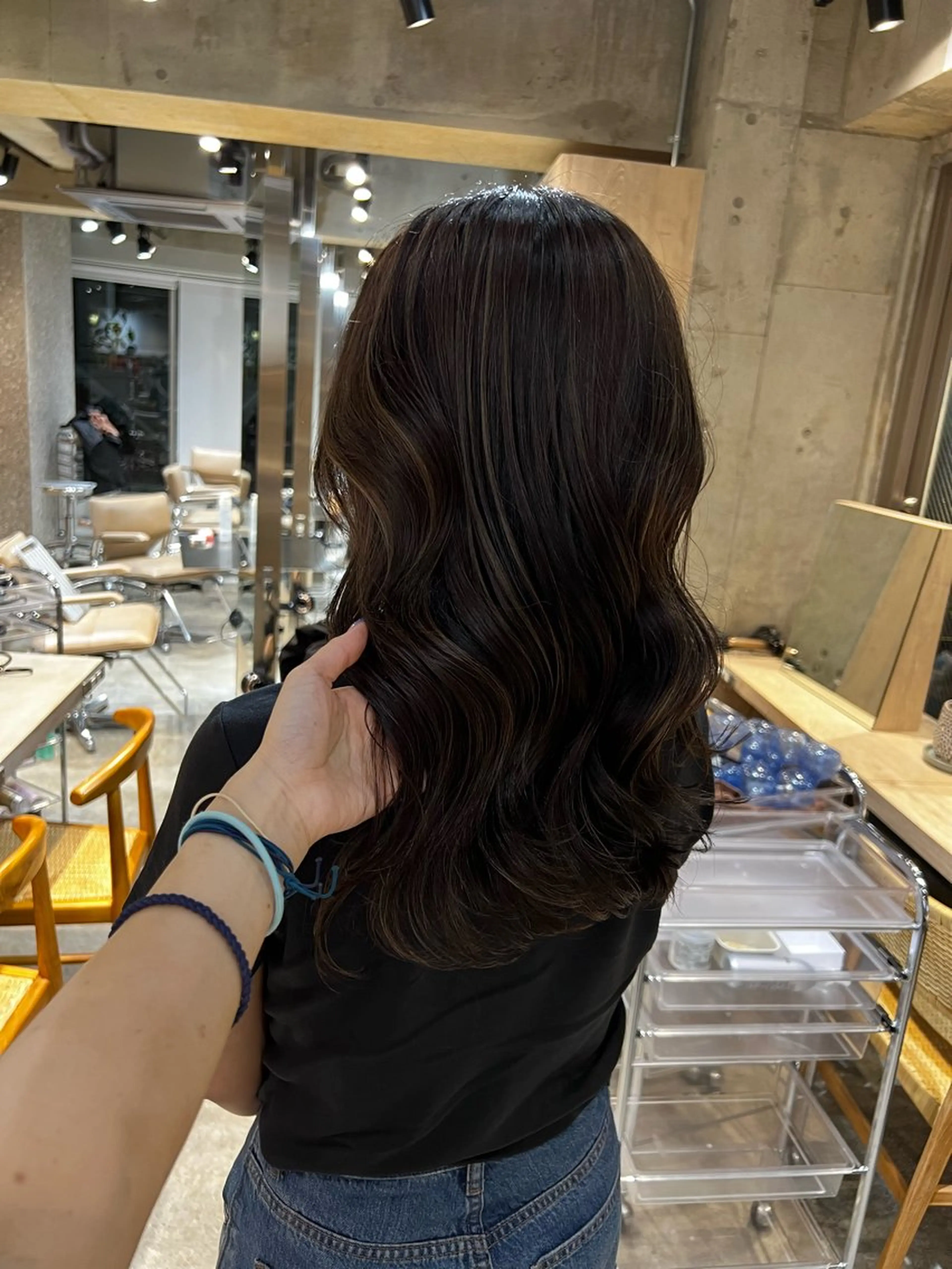 セミロング カラー ハイライトカラー ハイライト ヘアカラー fit /HONOKAのヘアスタイル