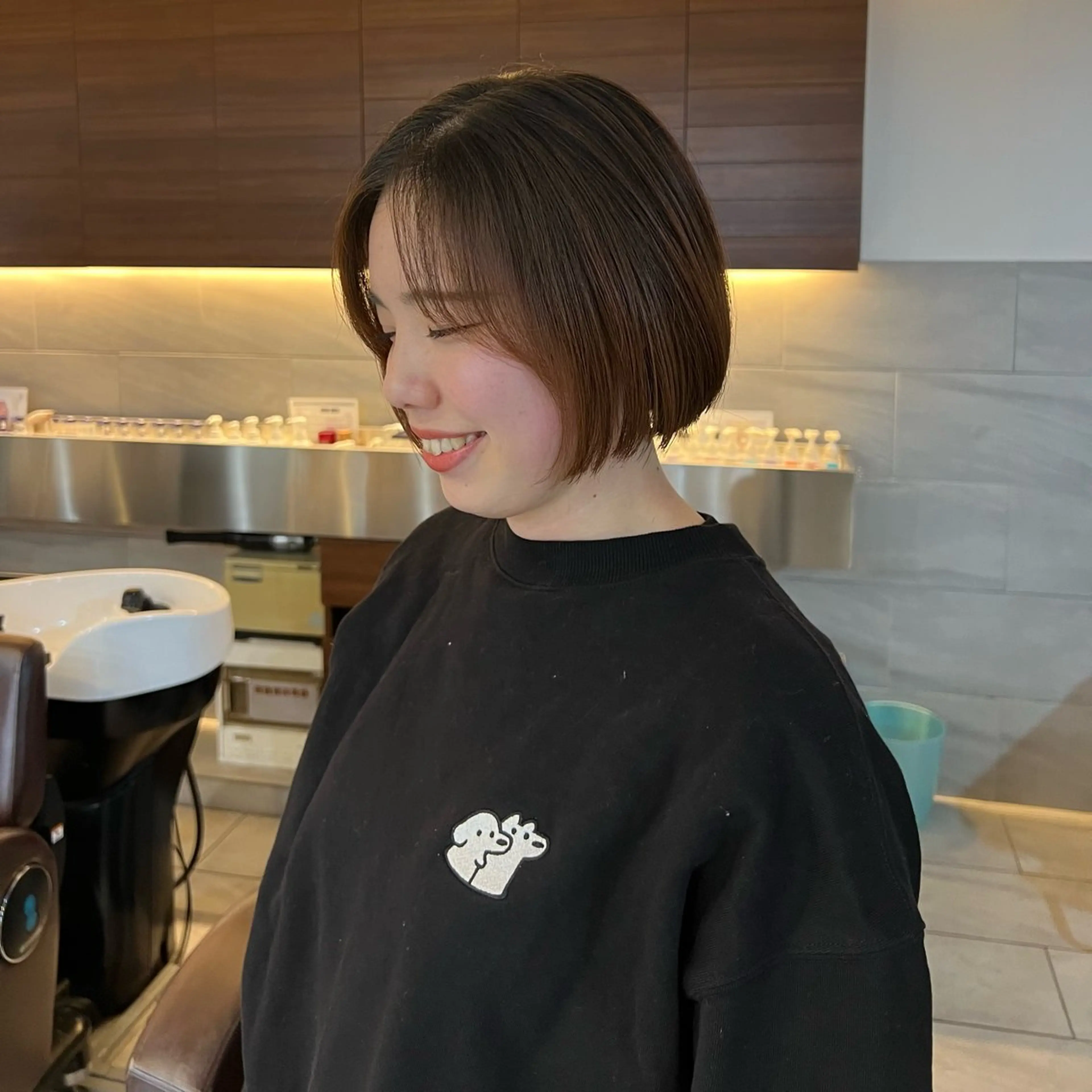 ショート ボブ モデル募集◆堀江 海里◆桂駅1分のヘアスタイル