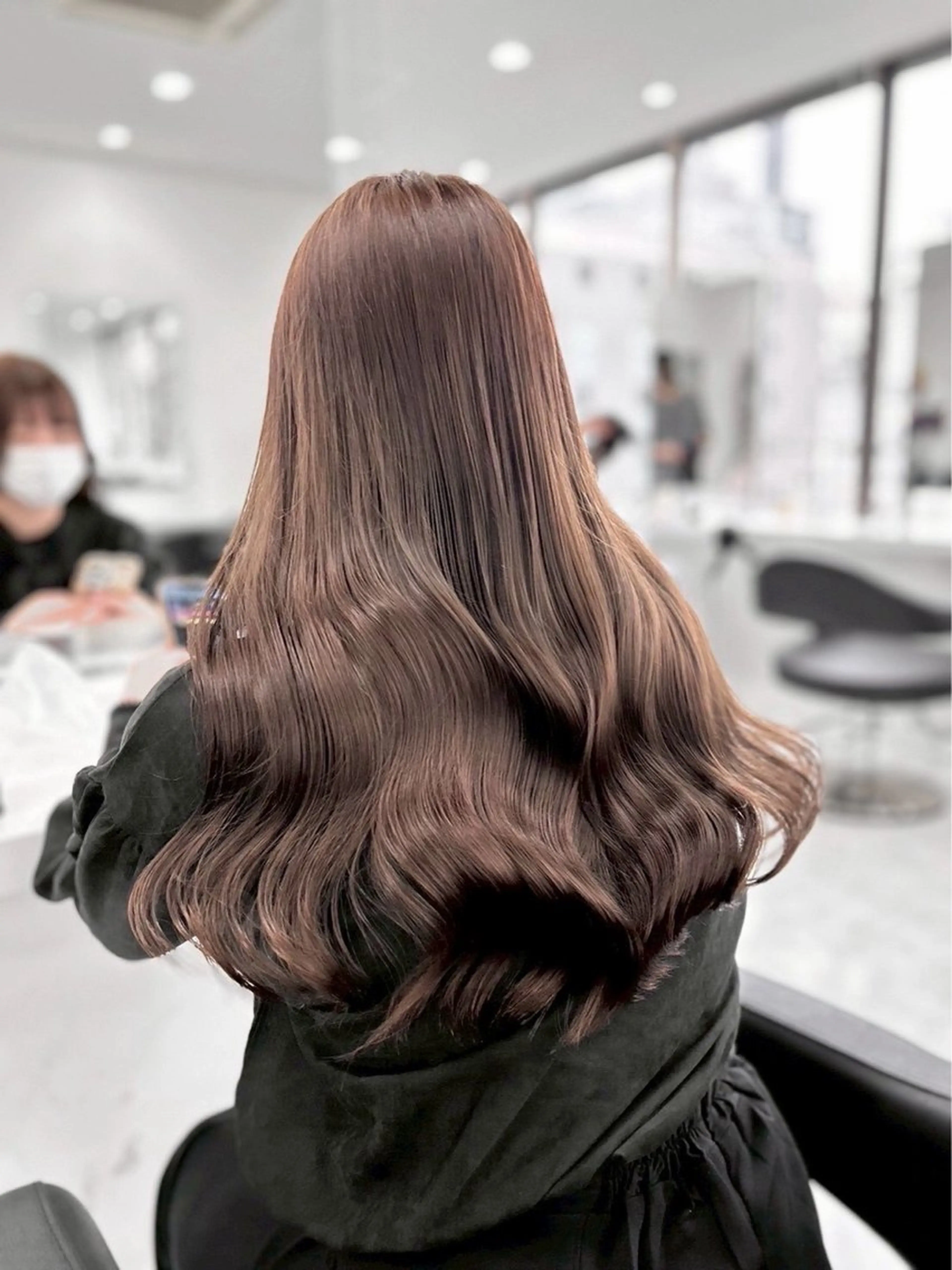 【当日予約大歓迎❣️】「私」引き立つブリーチなしダブルカラー✖️ウルウル艶髪が手に入る✨️トリートメント️🫧の写真