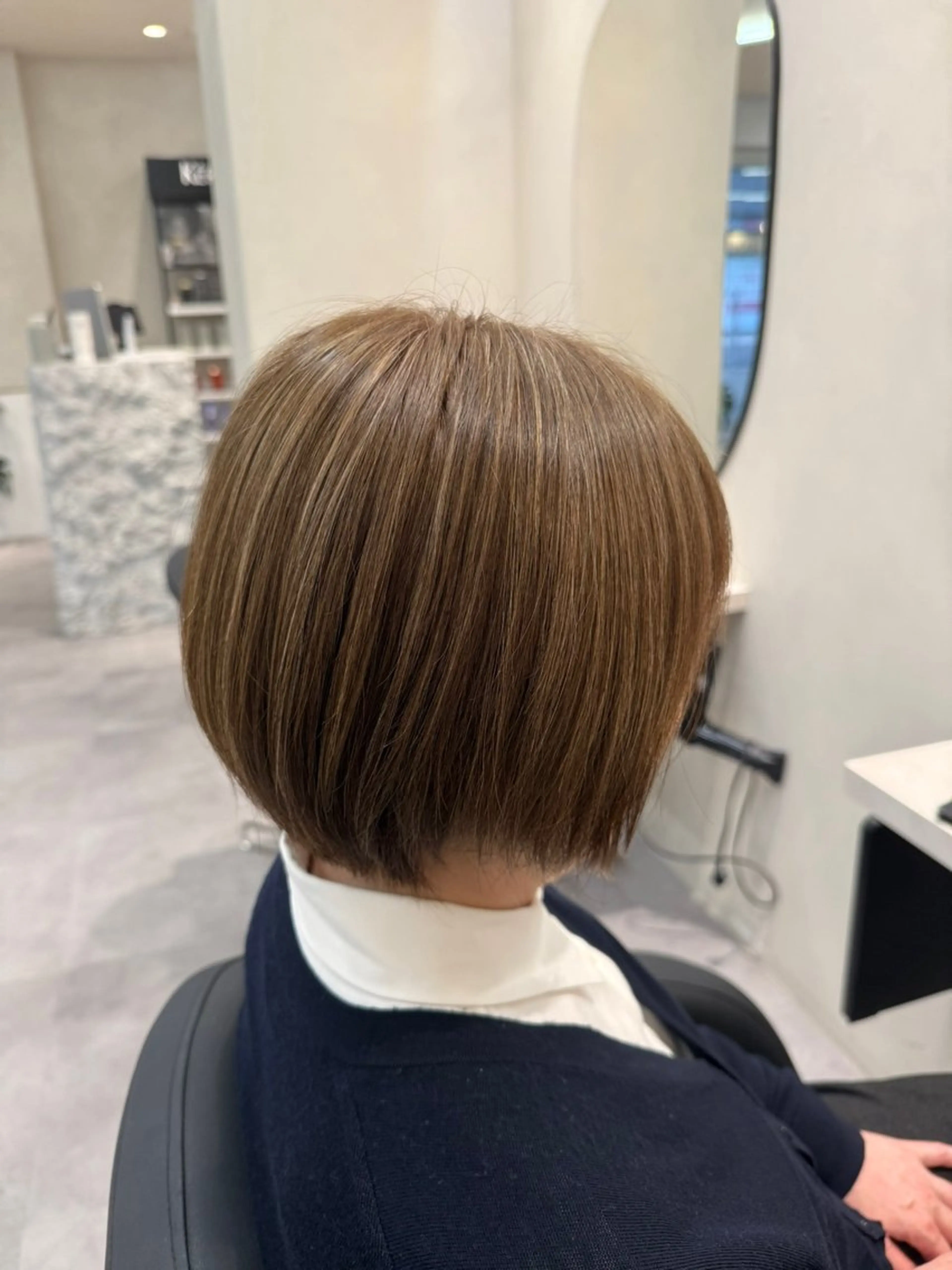 カラー ベージュカラー ハイライトカラー カット ヘアカラー トリートメント タケウチ サオリのヘアスタイル