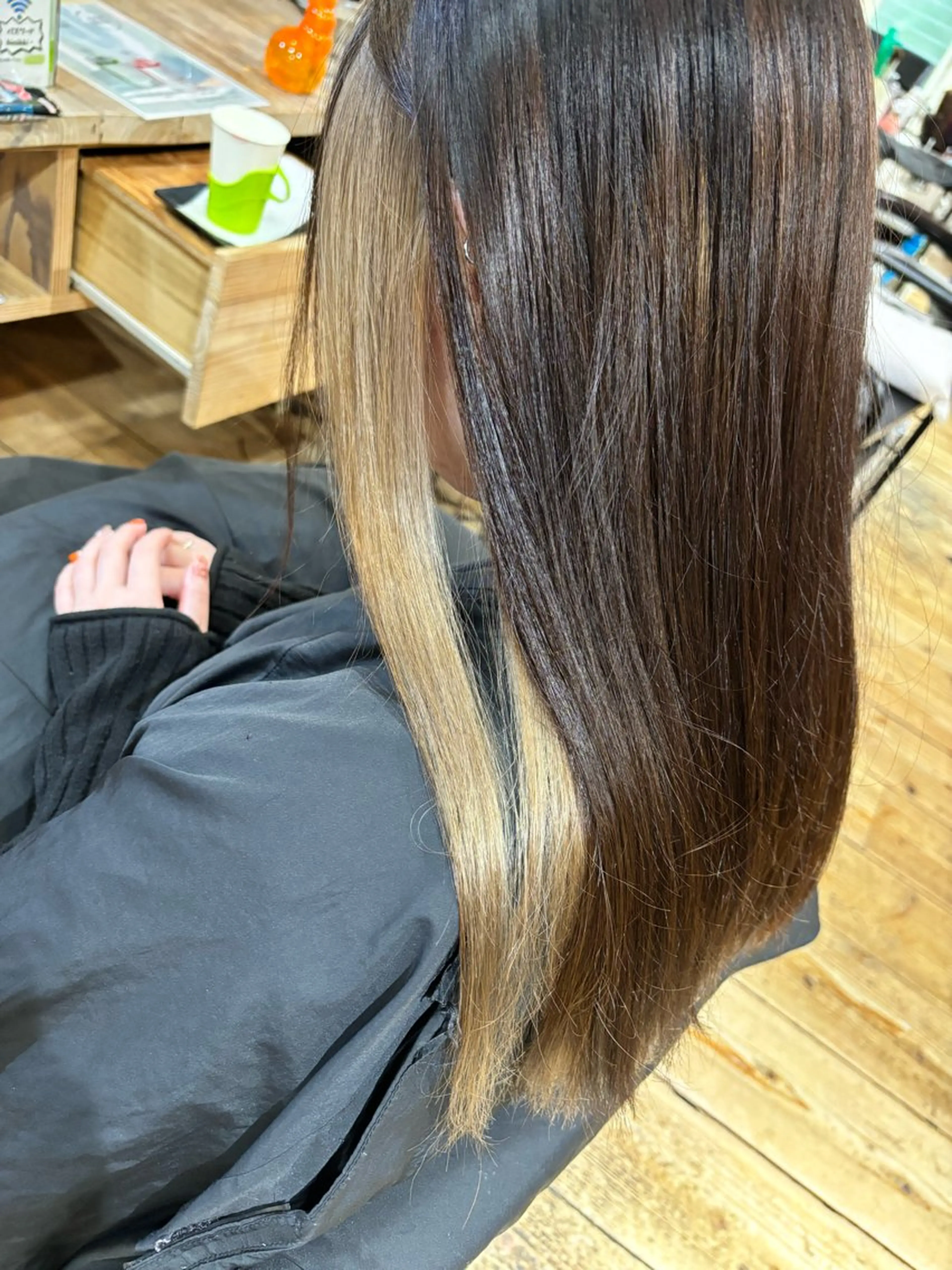 ロング カラー 髪質改善 水野のヘアスタイル