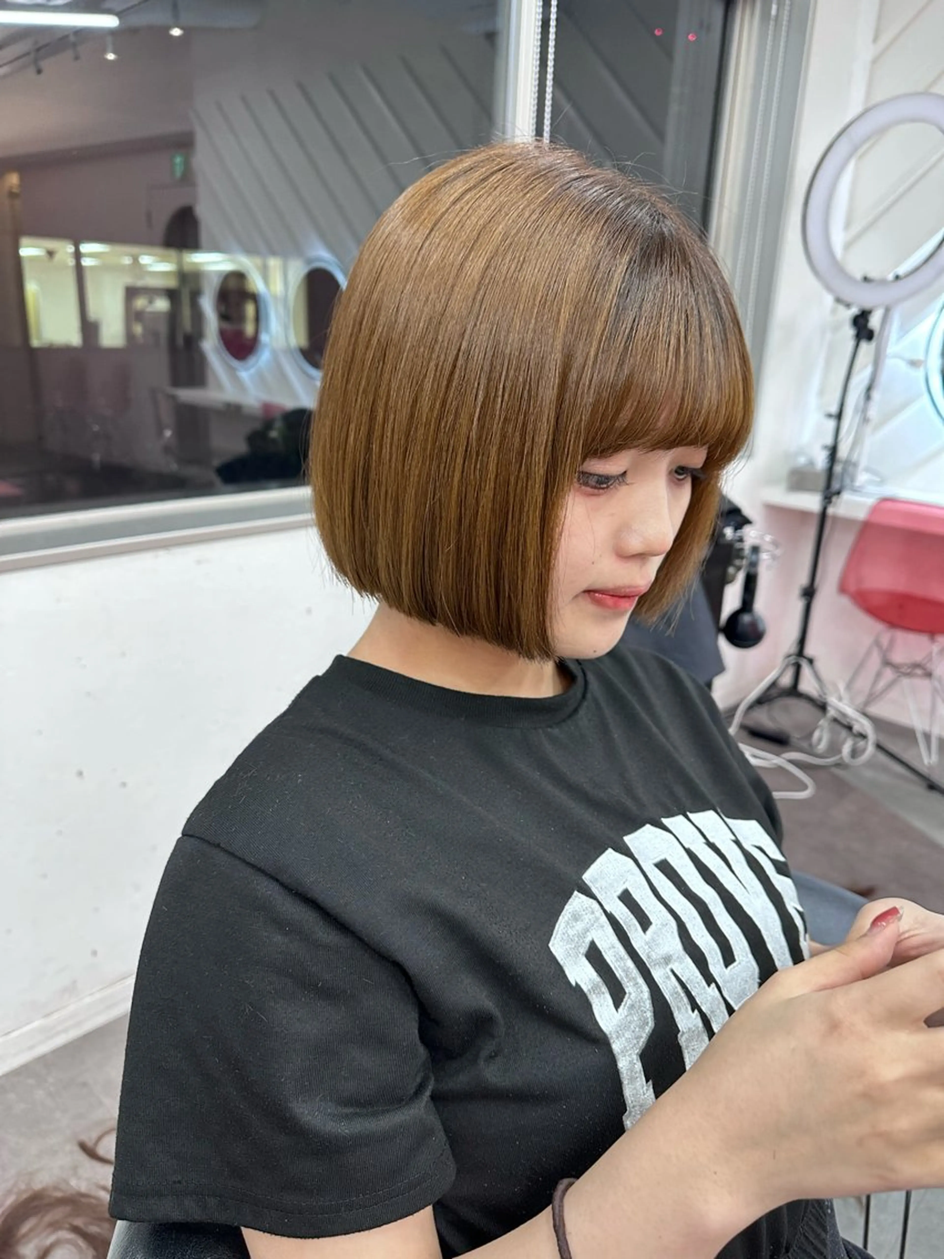 ショート 原宿/韓国ボブ /くびれボブ/優希のヘアスタイル