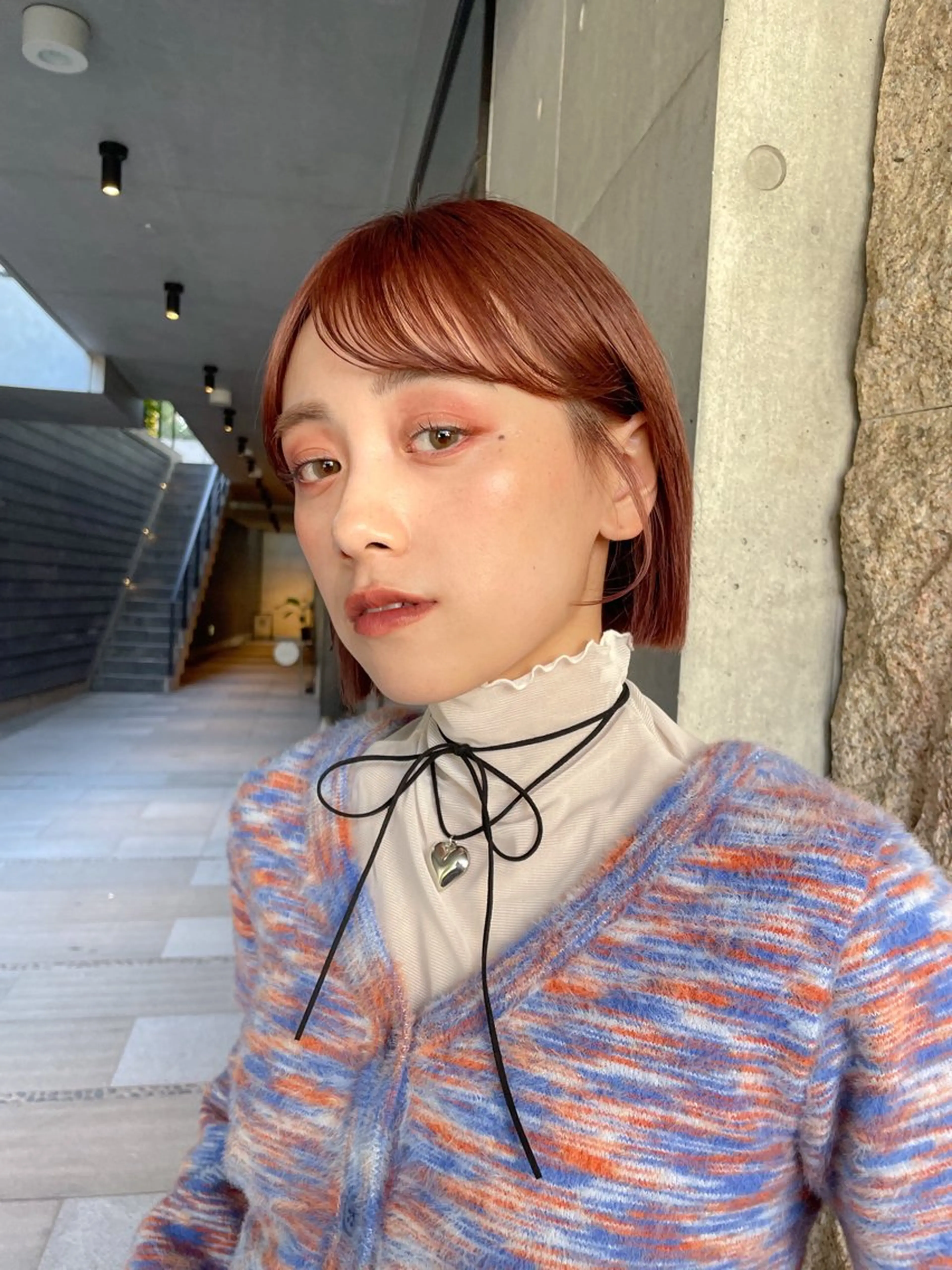 ショート カラー レイヤー/柔らか 透明感カラー/ゆきなのヘアスタイル