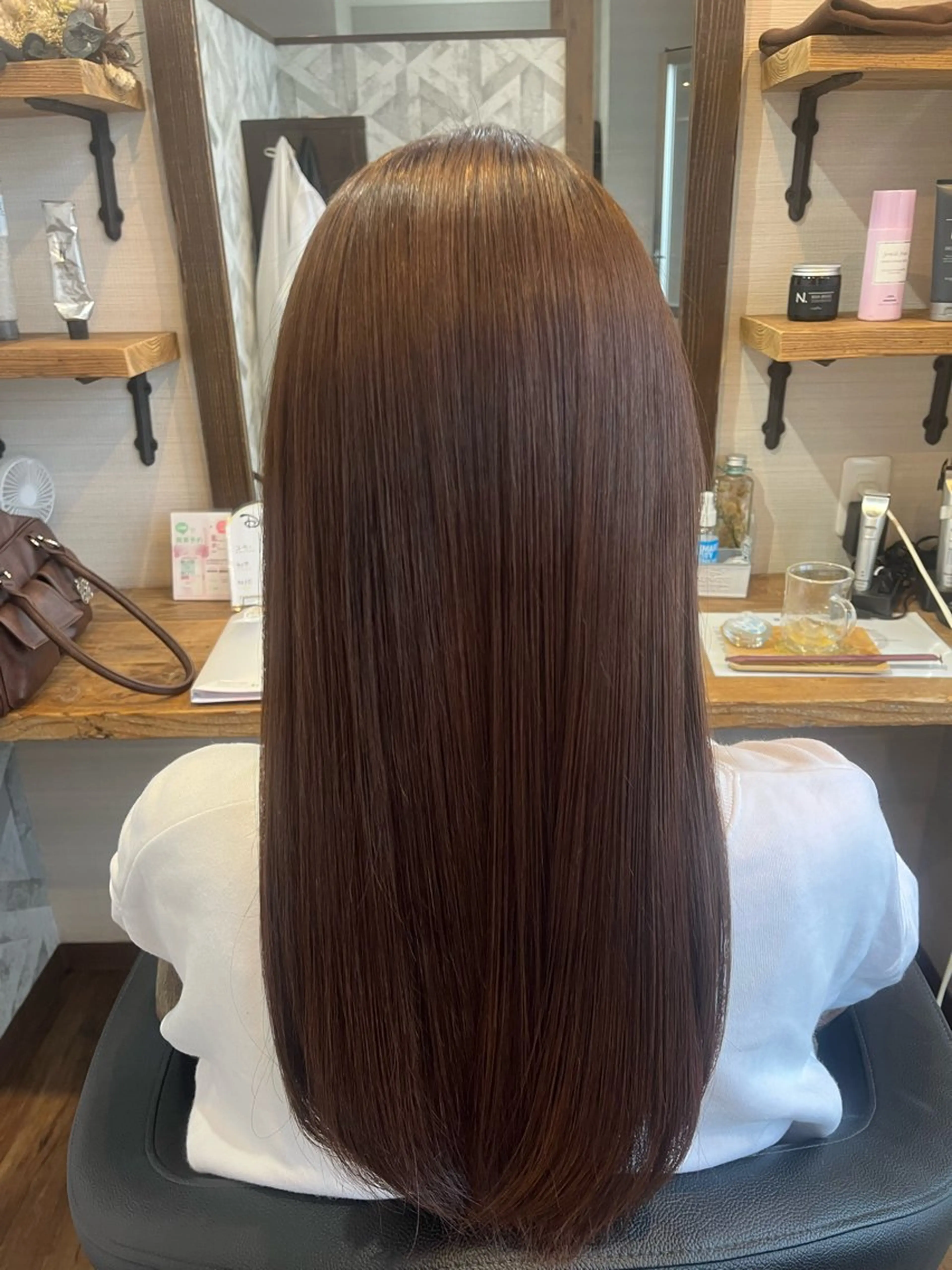 ロング カラー ブラウンカラー 【髪質改善都賀】 chisatan🍊のヘアスタイル