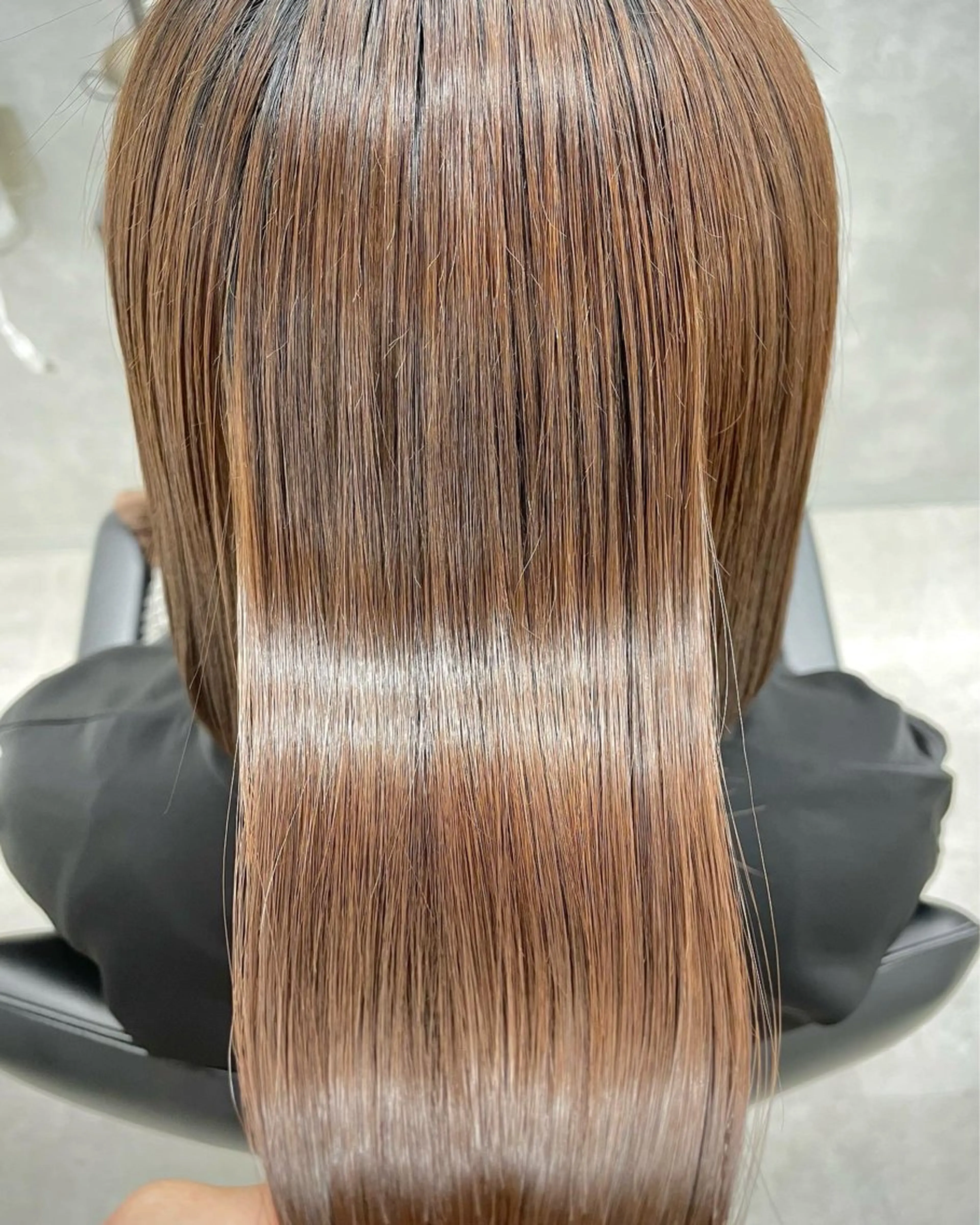 セミロング カラー トリートメント カット ヘアカラー トリートメント すぐ巻ける縮毛矯正 🍀勝倉　麗のヘアスタイル