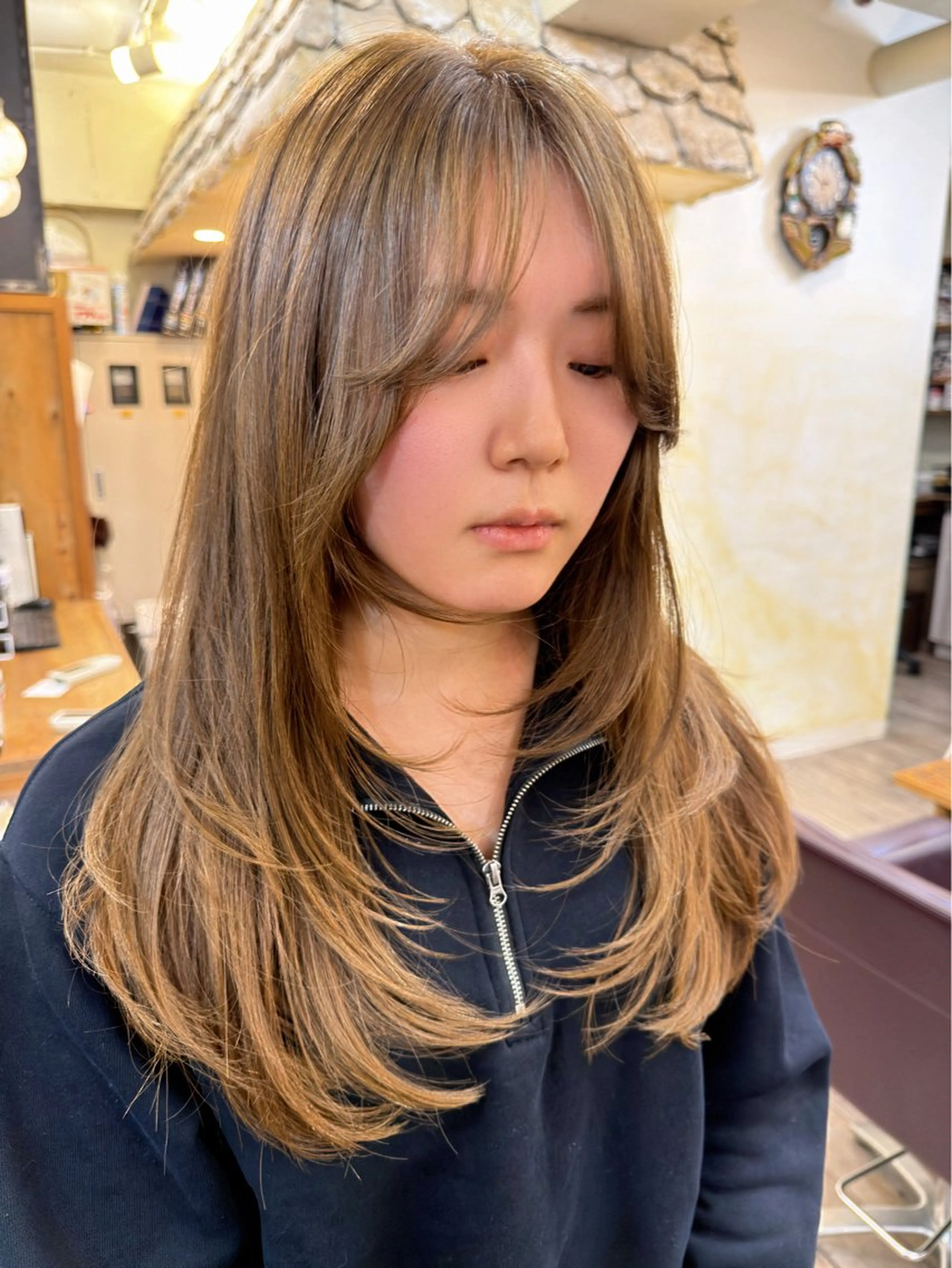 ロング ロングレイヤー レイヤーカット ロング 大竹 哲也のヘアスタイル