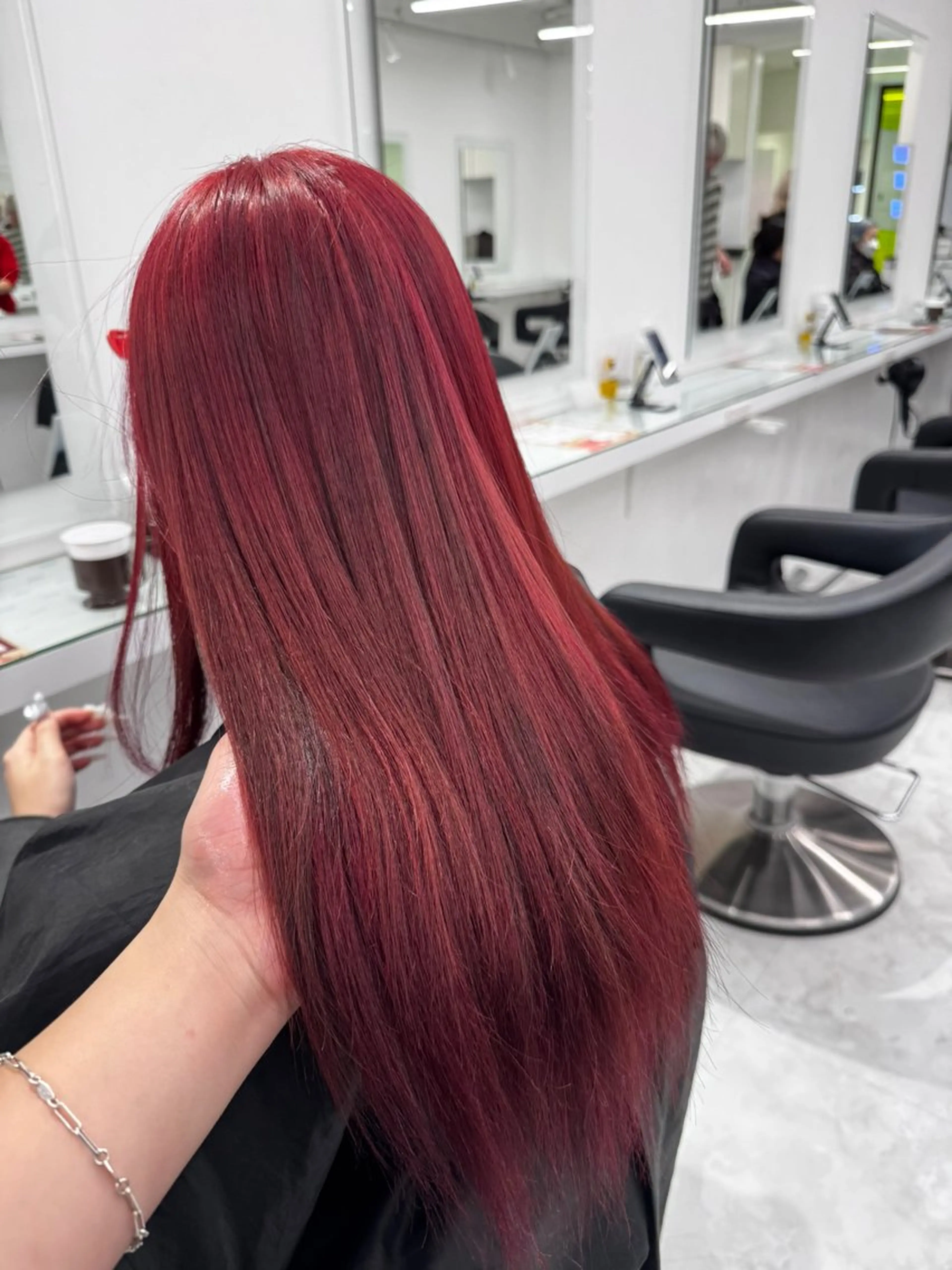 ロング カラー ヘアアレンジ 透け上品ハイトーン 職人ゆうと🤍のヘアスタイル