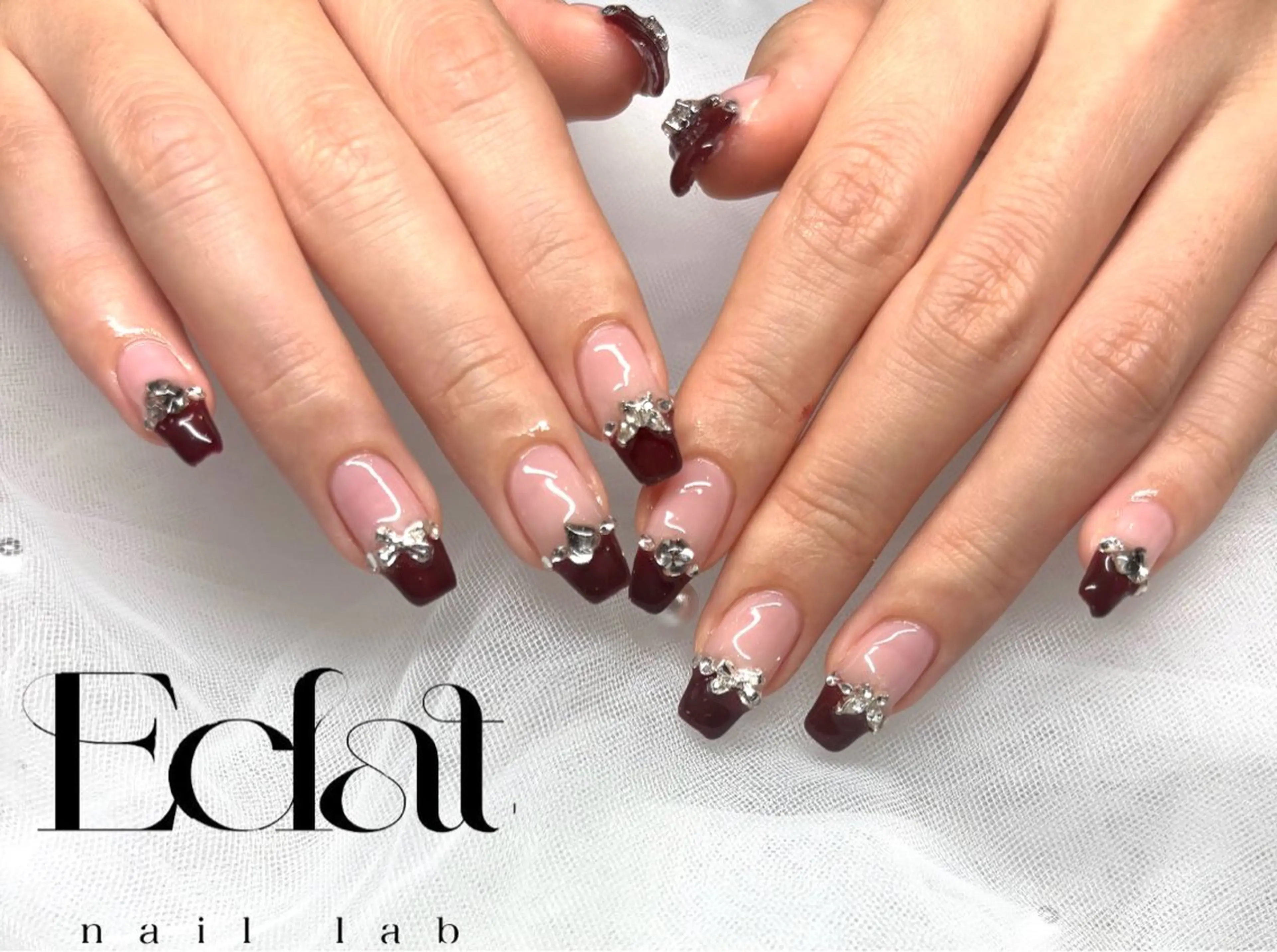 ネイル アートネイル 持ち込み ネイルチップ ハンドネイル Eclat AIKAのネイルデザイン