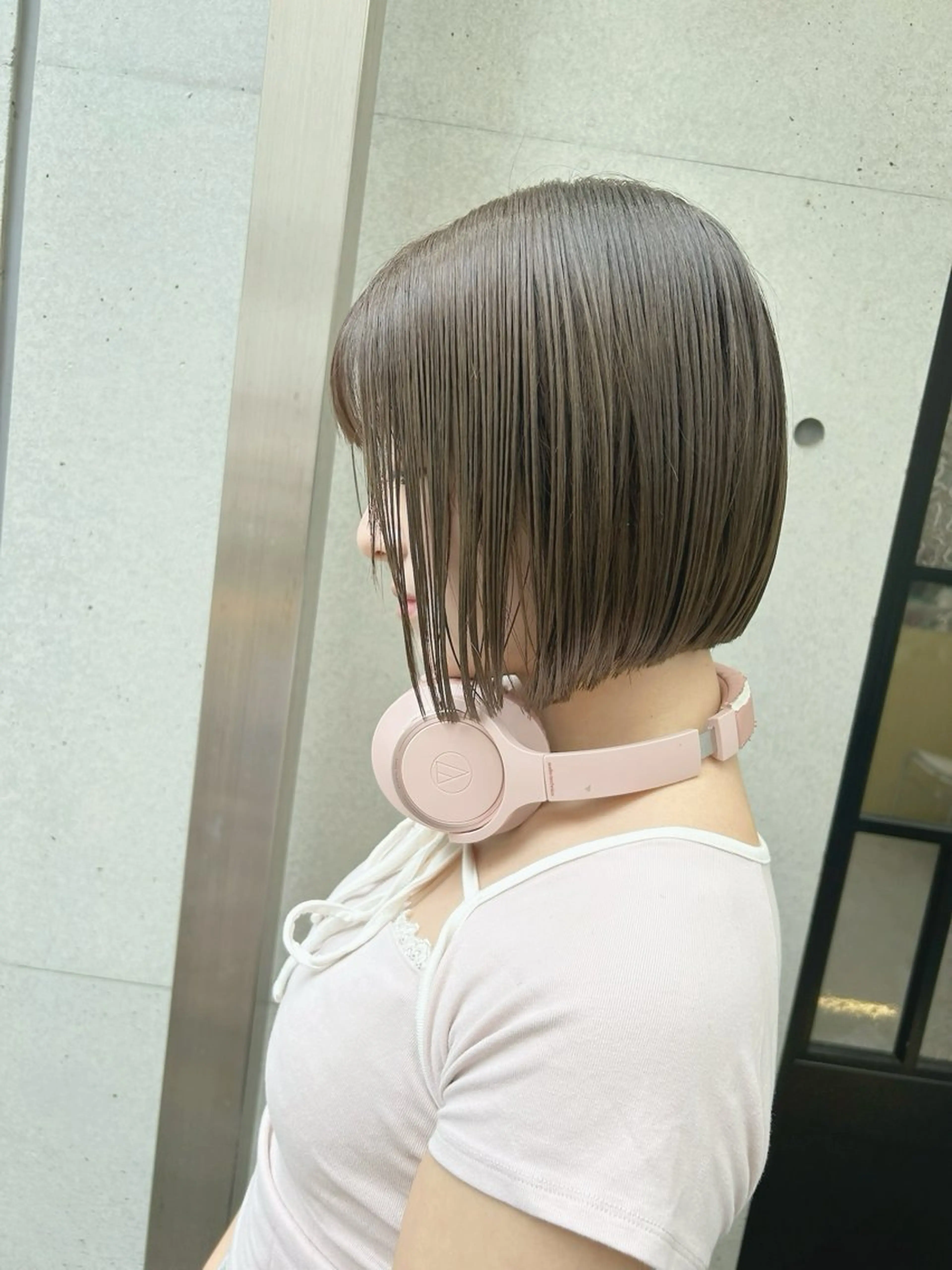 ショート ヘアカラー トリートメント 髪質改善/艶カラー /レイヤーカット💛のヘアスタイル