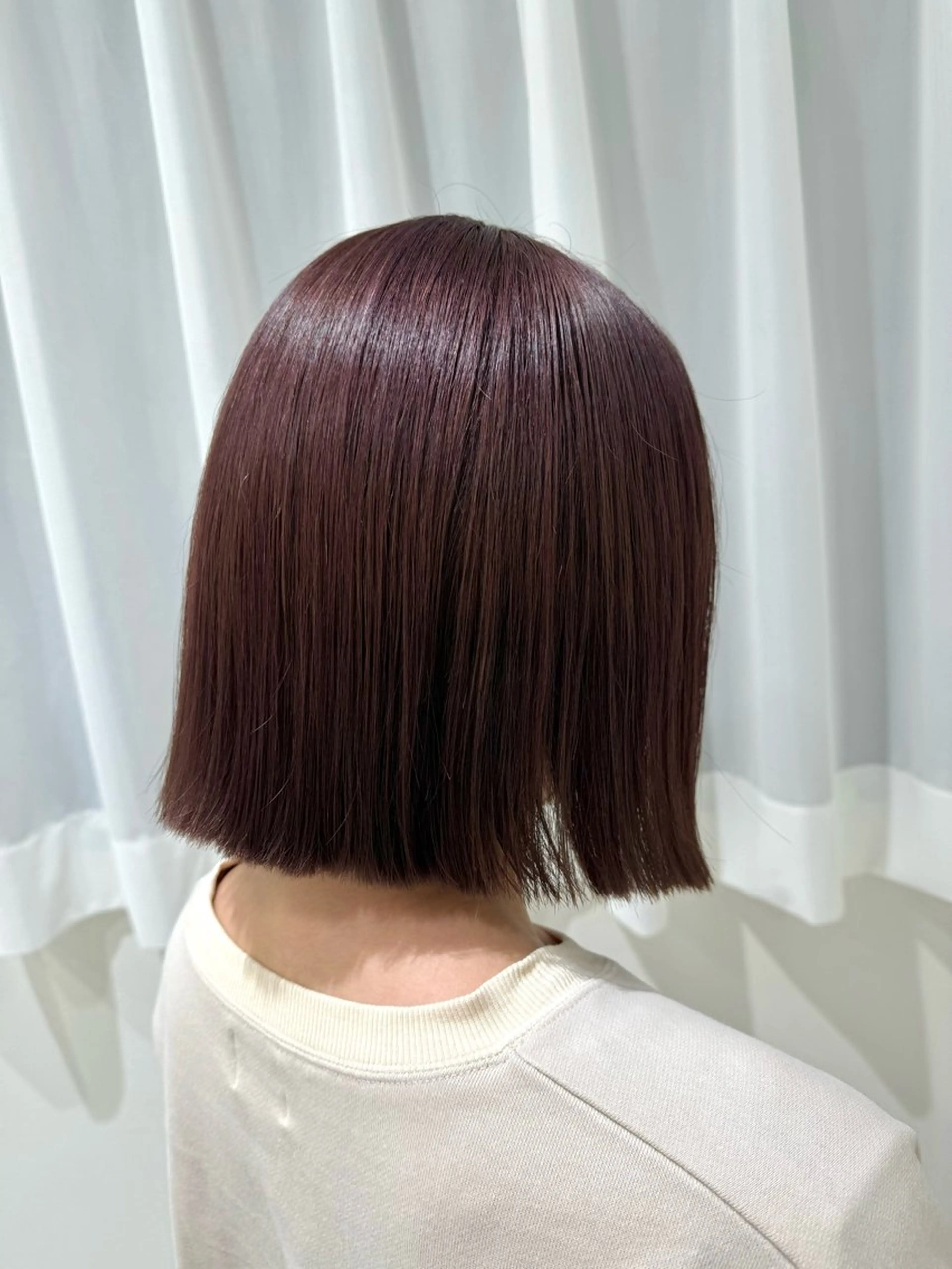 ショート カラー ボブ ボブ支持率NO1 🌈CHIKAのヘアスタイル