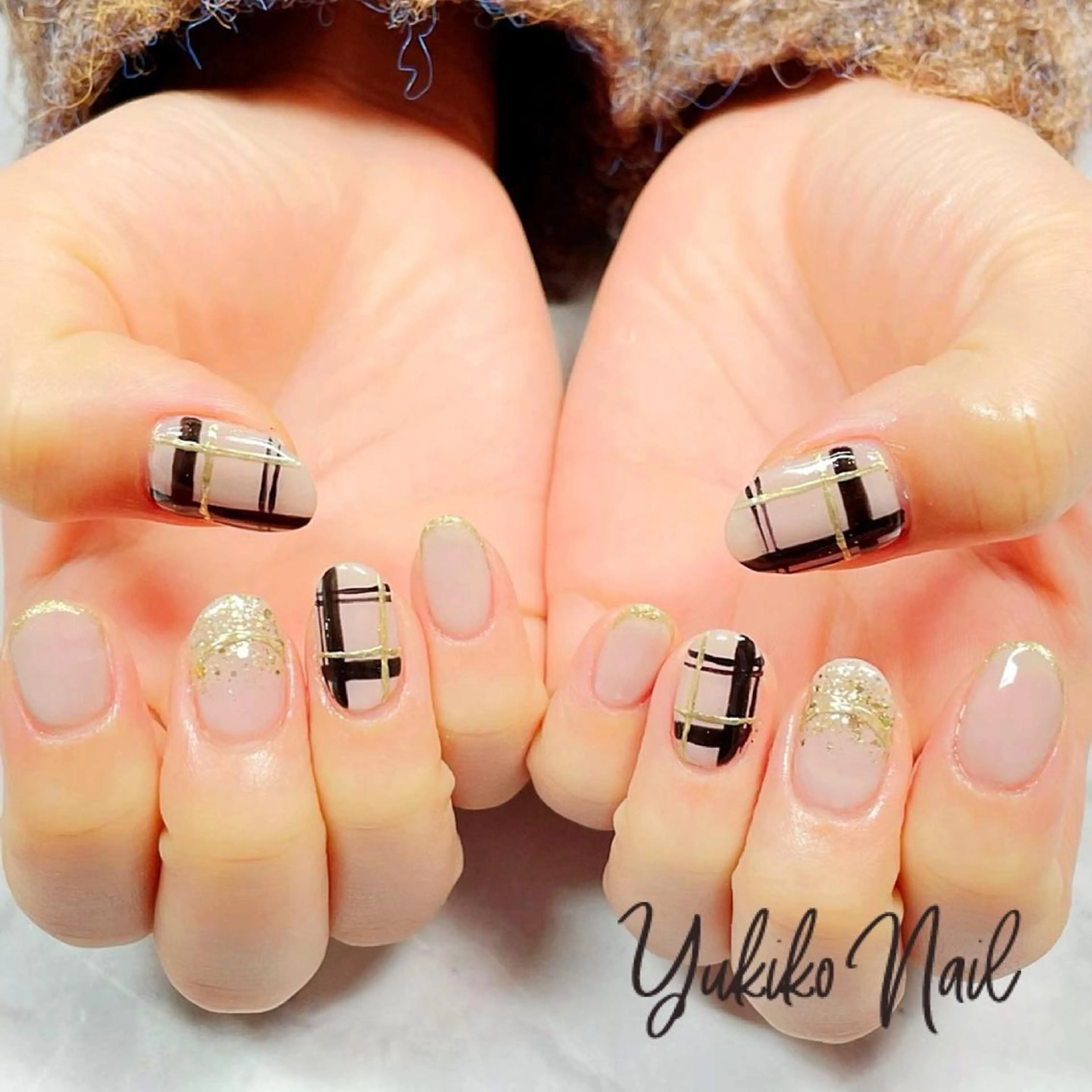 ネイル 冬ネイル クリスマス ハンドネイル ユキコ ネイルのネイルデザイン