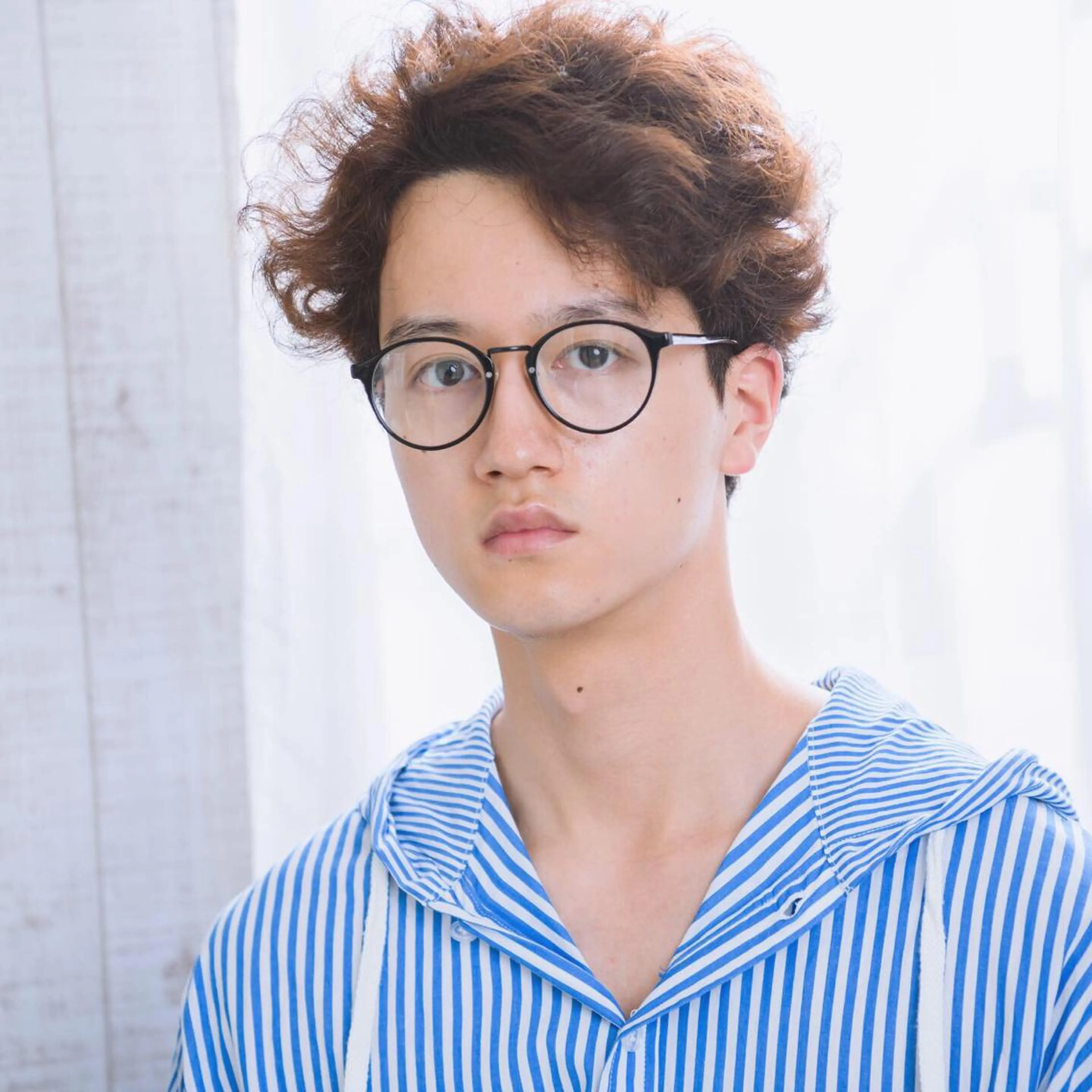 ショート カラー パーマ メンズ 小川敏輝 OGWBarberのヘアスタイル