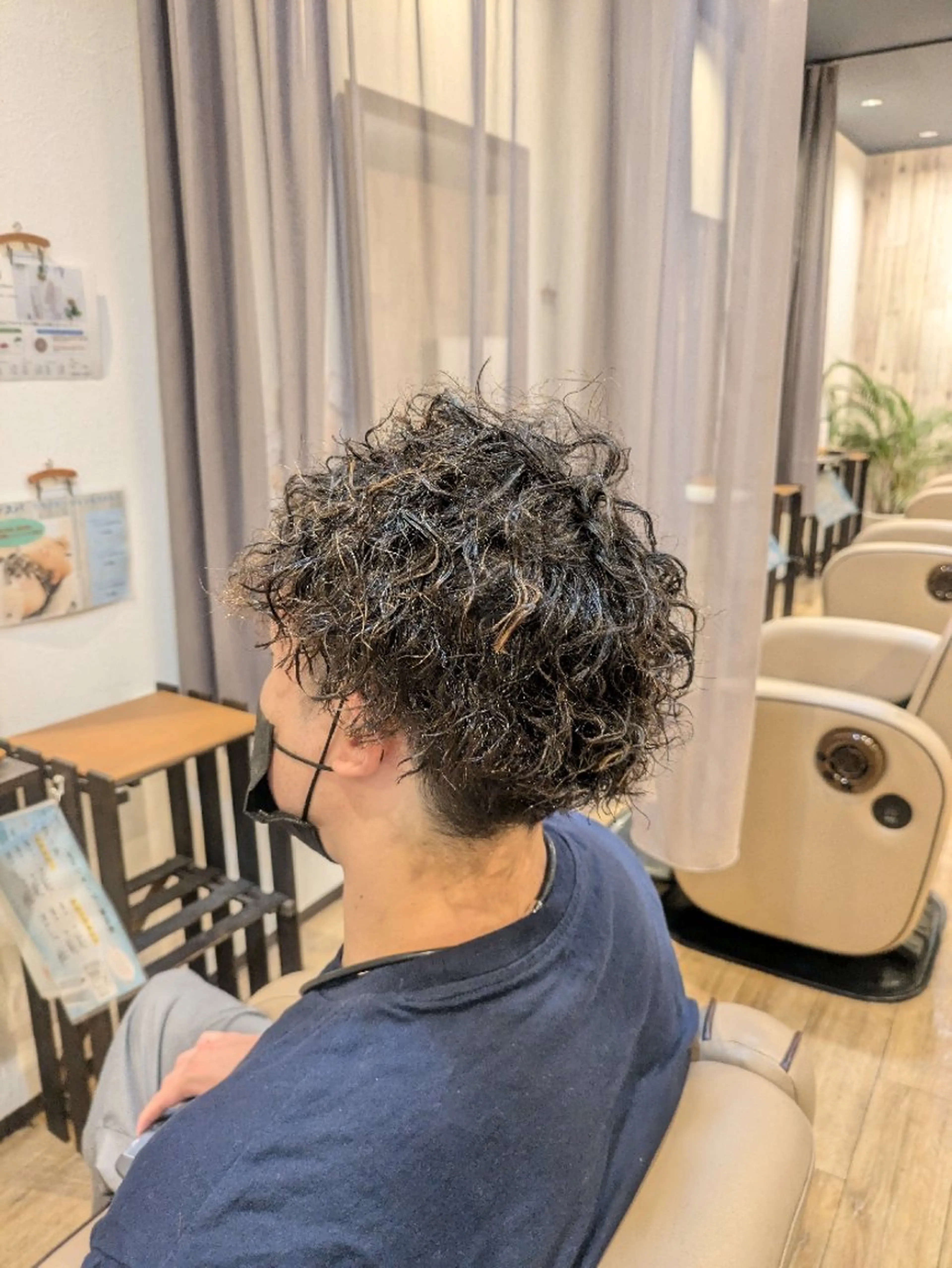 ショート パーマ メンズ フルムーン村上 心のヘアスタイル