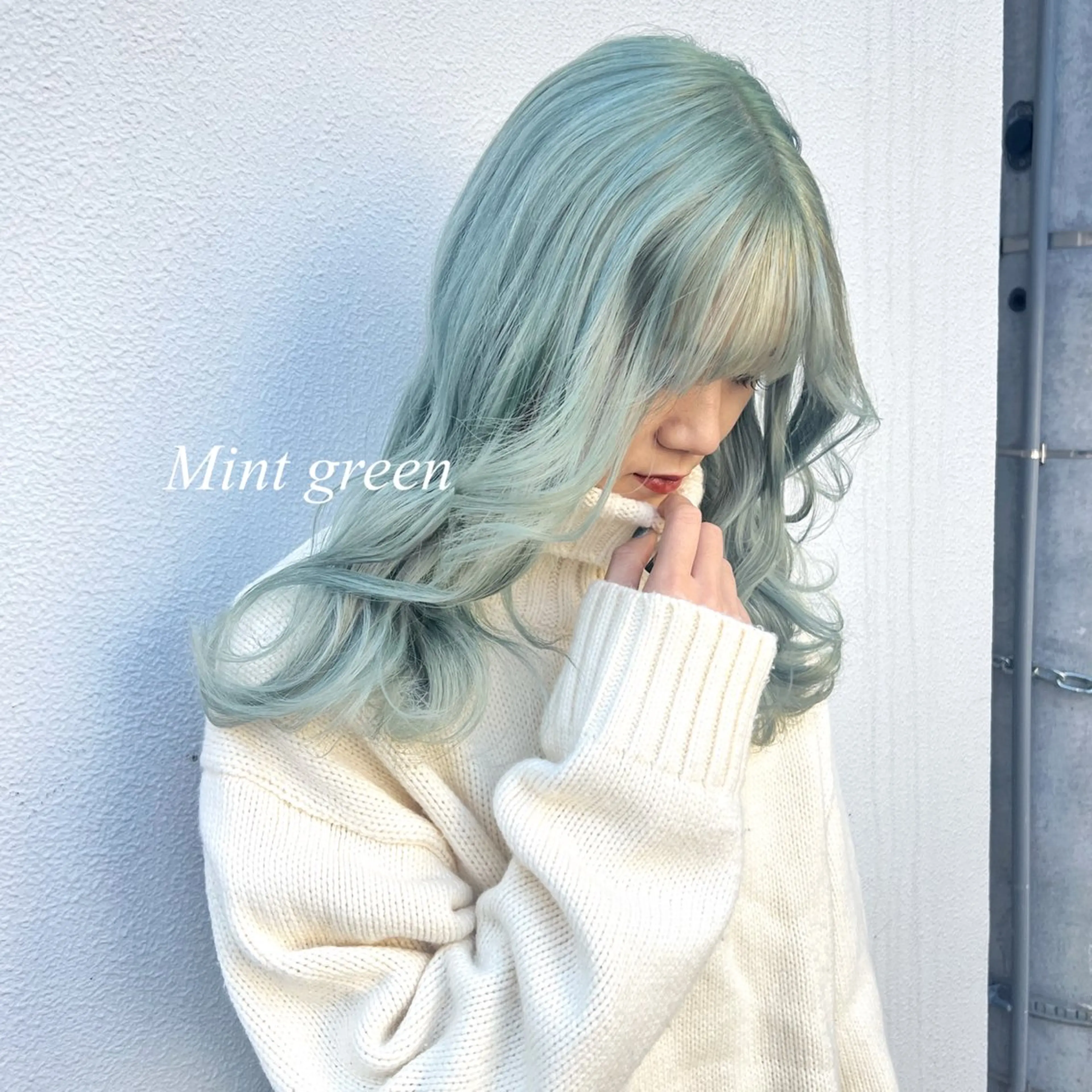 ロング カラー シールエクステ ハイトーンカラー エクステ ヘアカラー トリートメント シールエクステ特化 ハイトーン、NANAのヘアスタイル