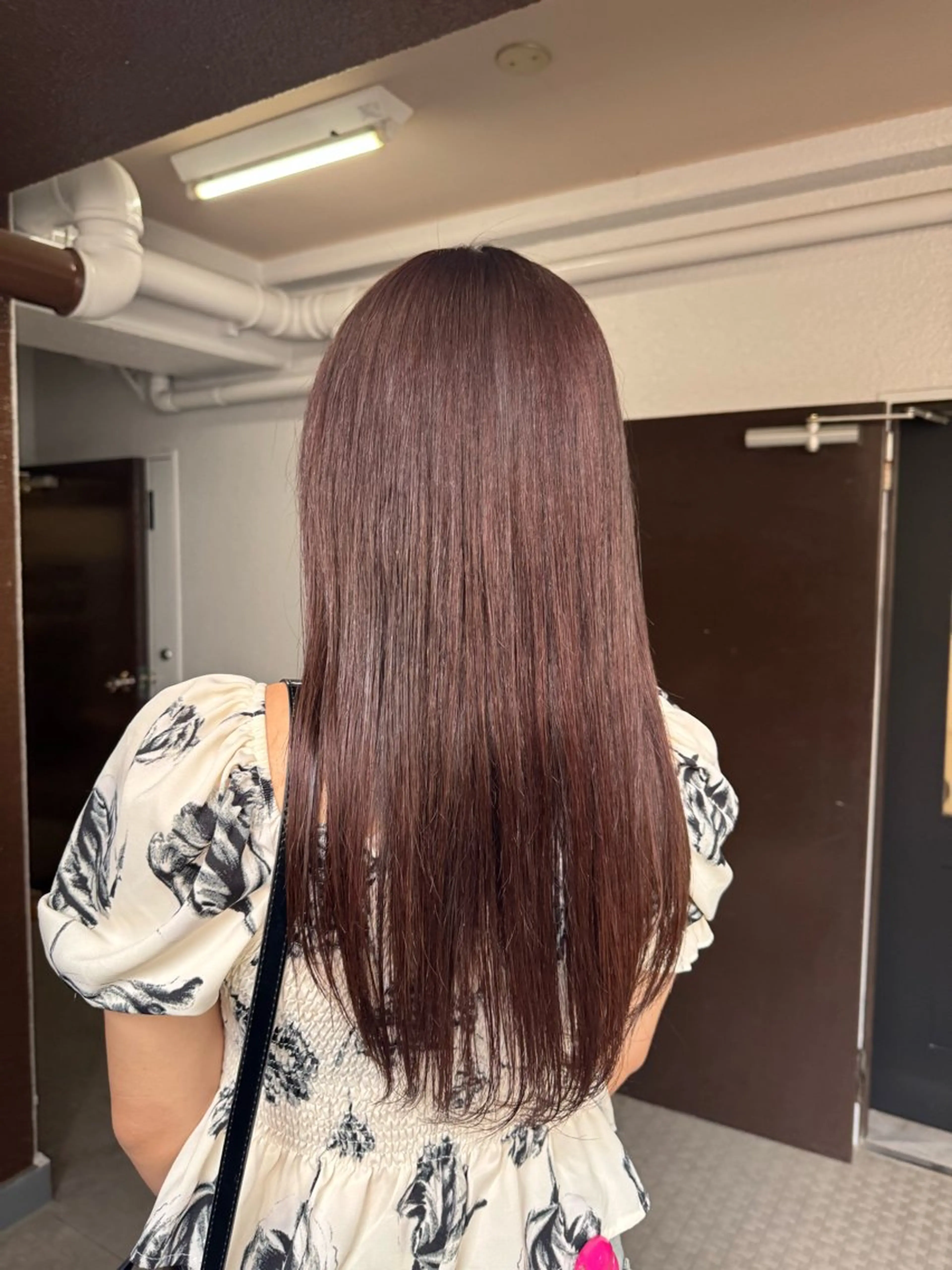 ロング カラー ゆ う あのヘアスタイル