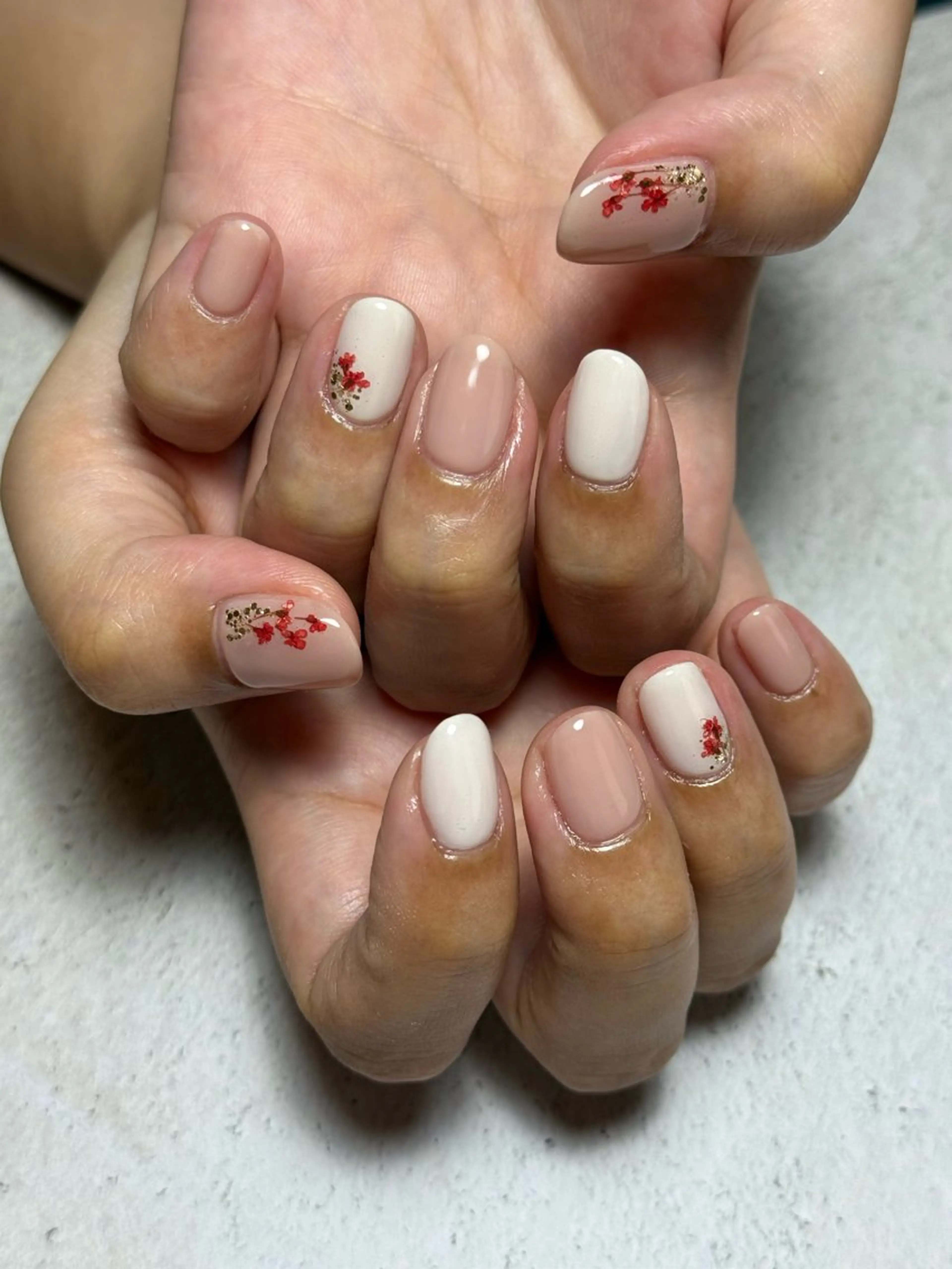 ネイル アートネイル フラワーネイル フットネイル ︎︎☾ minami︎︎☾のネイルデザイン