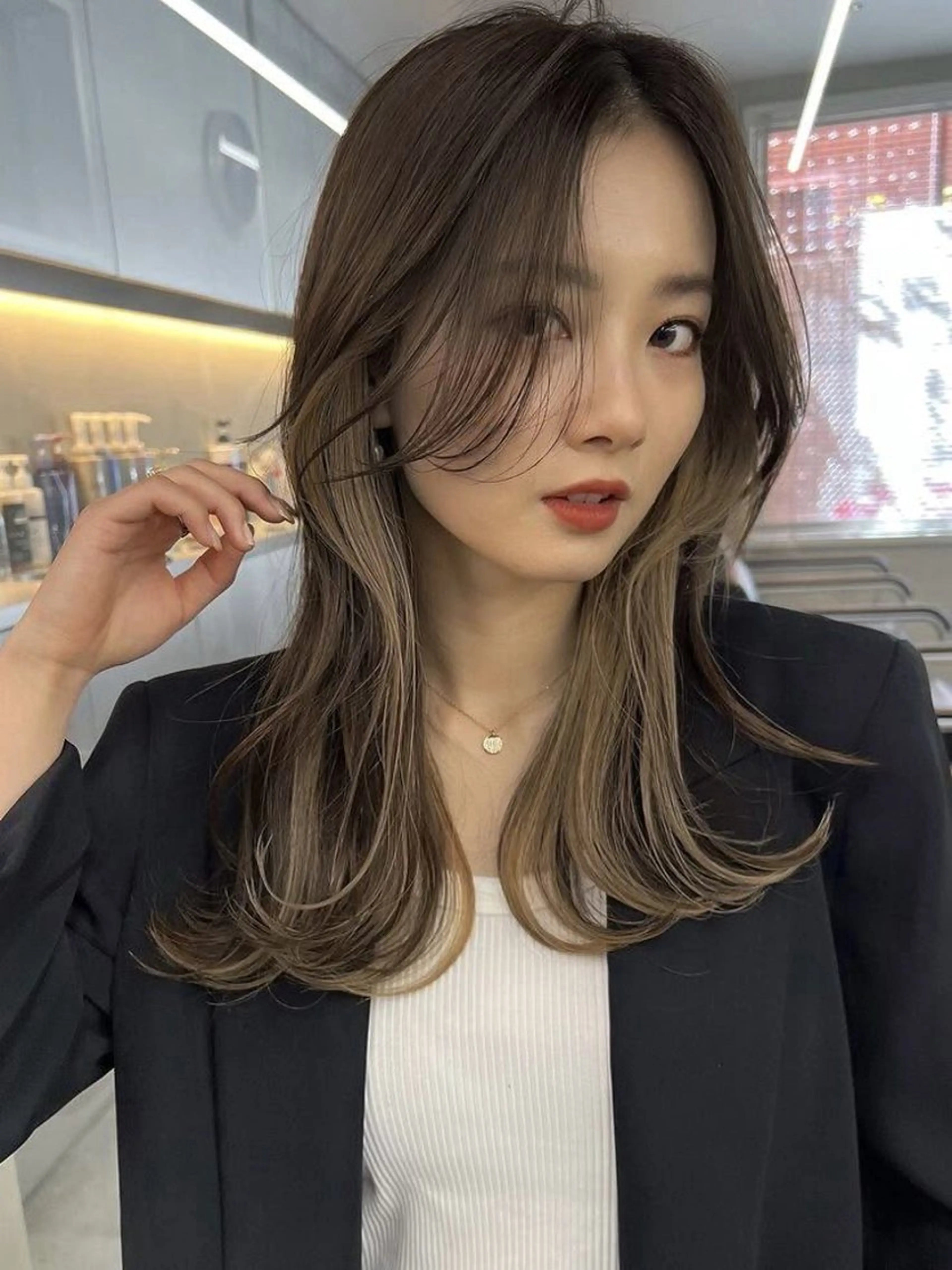 ロング ヘアカラー トリートメント 似合わせカット/ 個性派🩶LANAのヘアスタイル