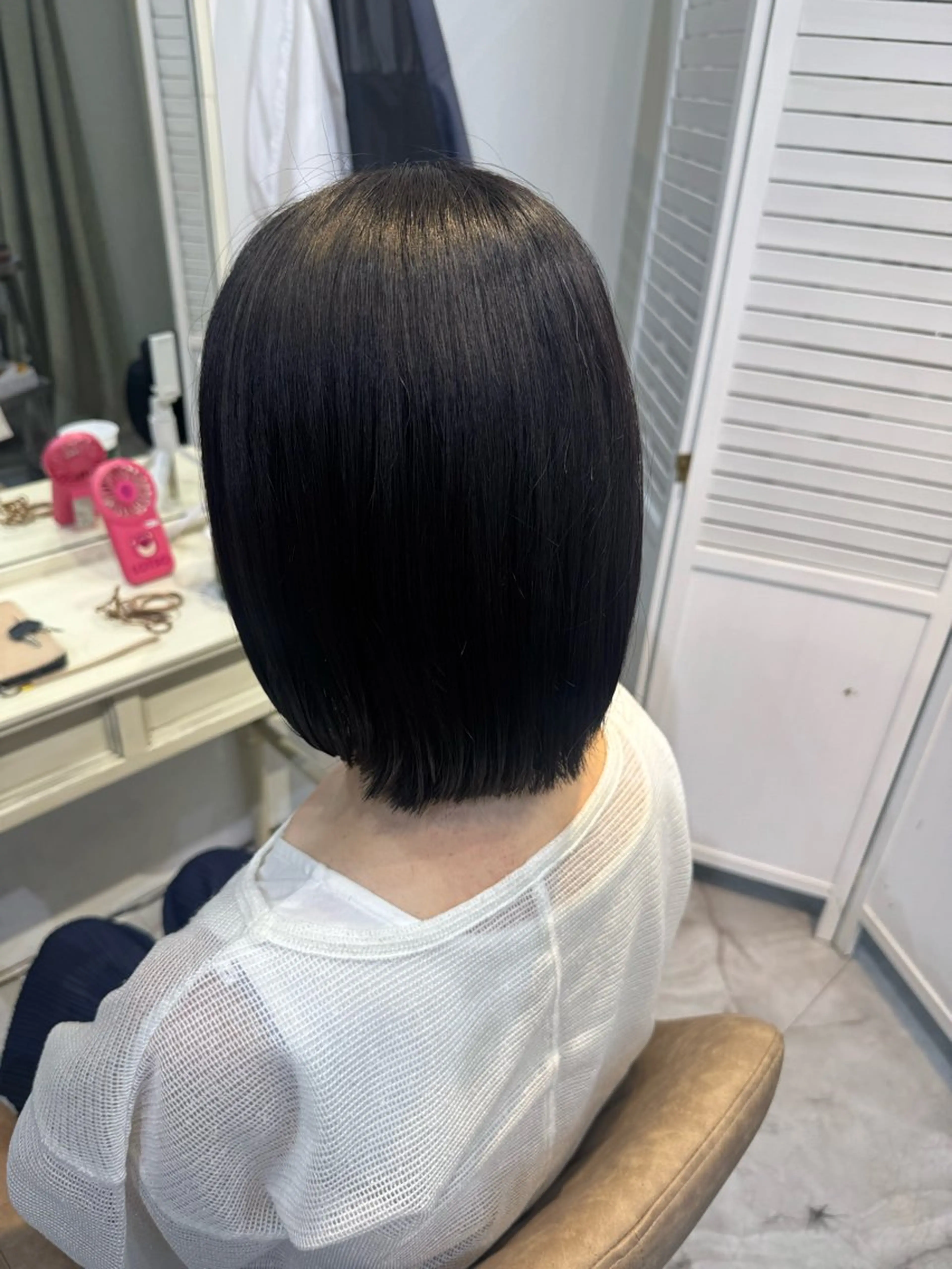 ミディアム パーマ 酸性ストレート ストレートパーマ カット 縮毛矯正 トリートメント 3日空きあり 🌟misatoのヘアスタイル