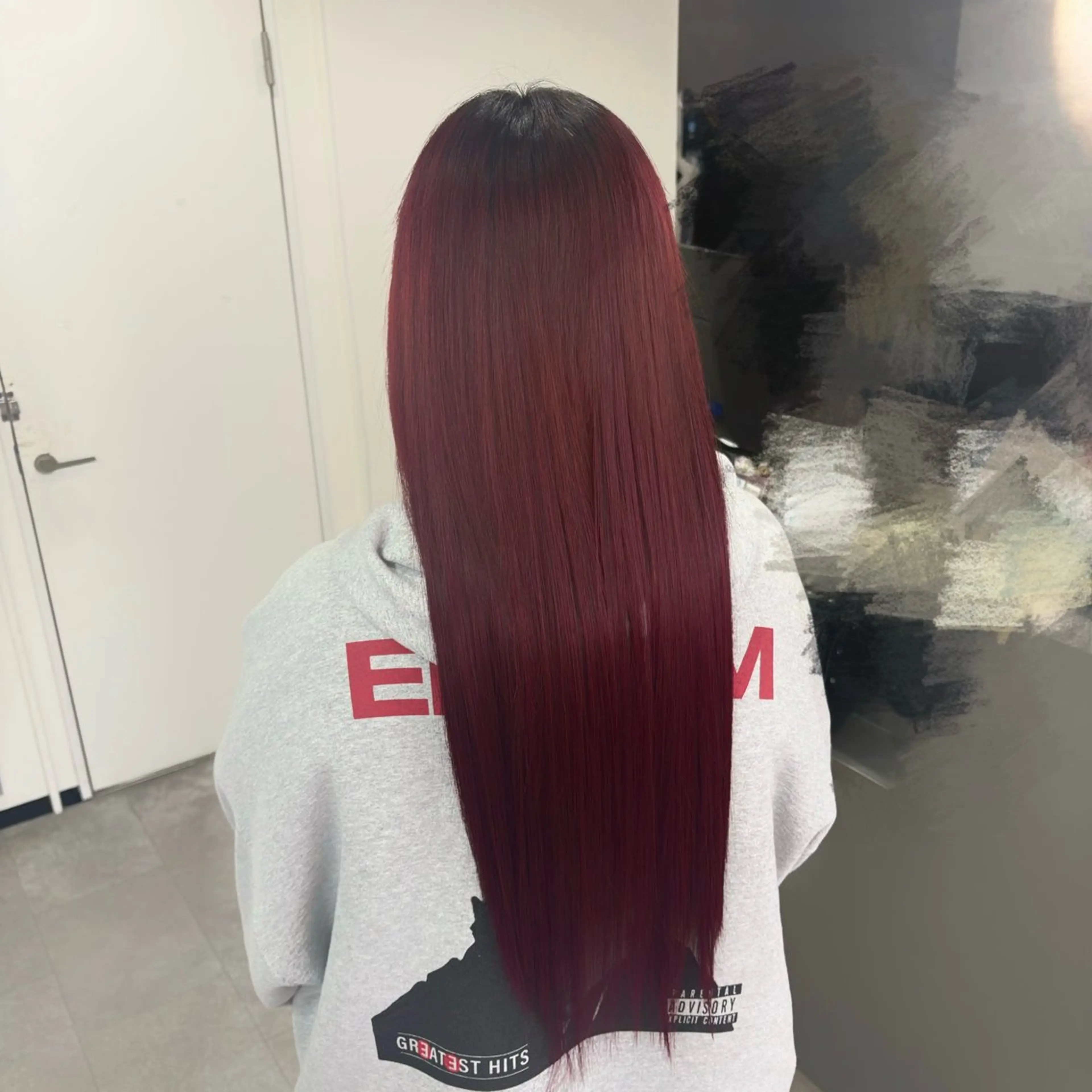 ロング エクステ ヘアカラー OZ梅田♡ ゆはなブリーチのヘアスタイル