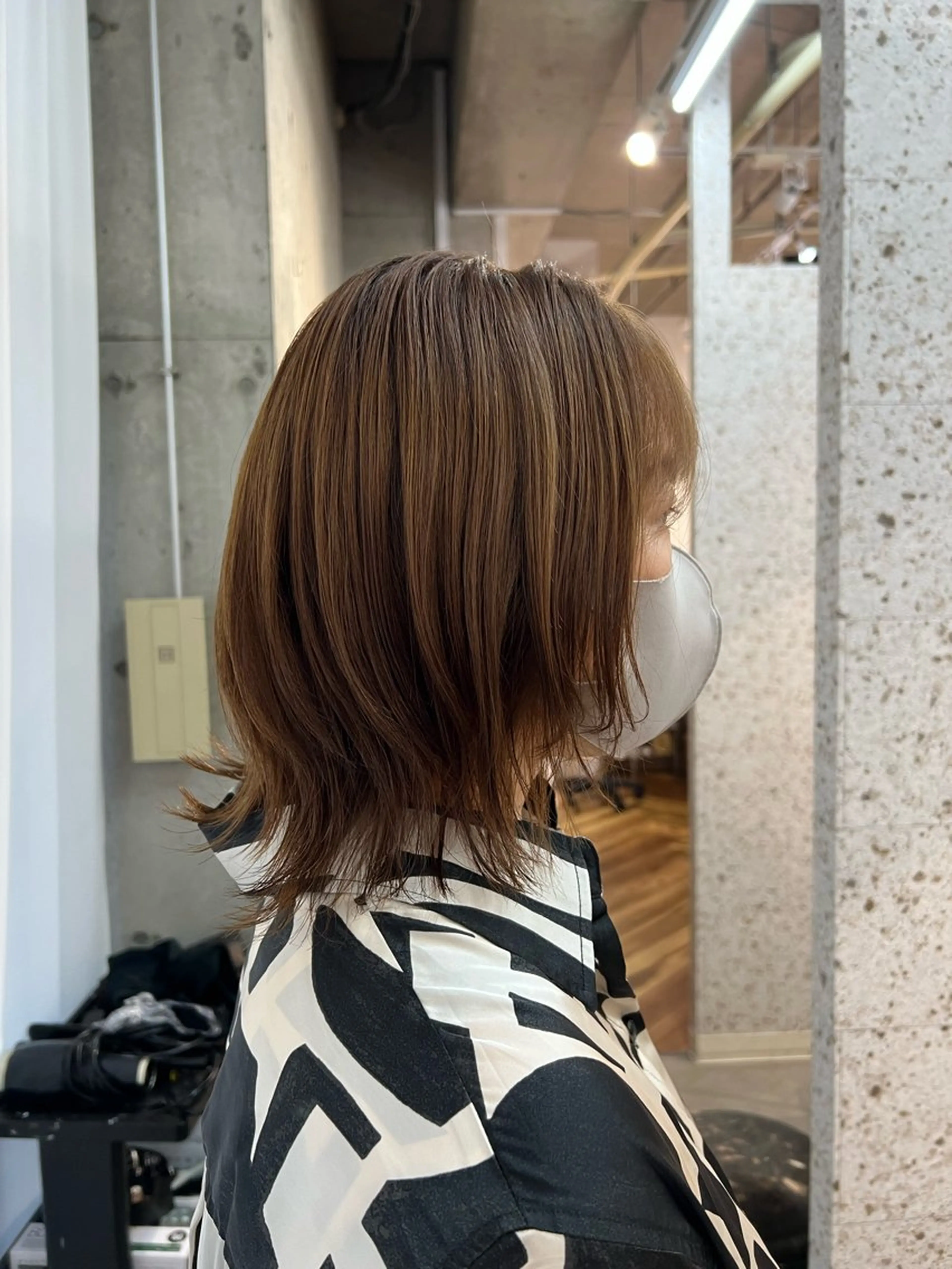 ミディアム レイヤーカット カット Ayaka🩰🎀 ガーリー/暖色♡のヘアスタイル