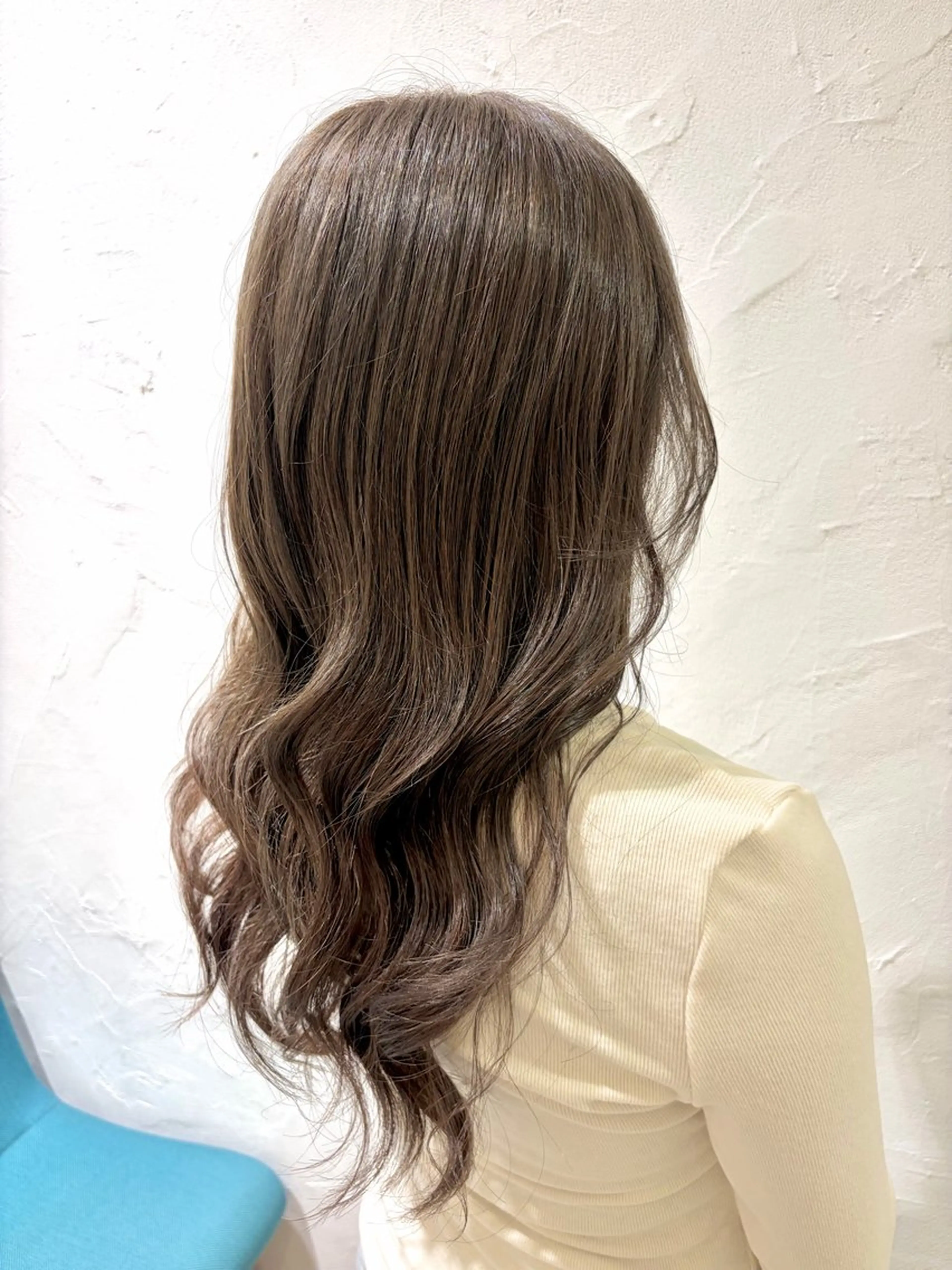 ロング カラー ダブルカラー グレージュ カット ヘアカラー トリートメント 美容室stadium 横田ジュンコのヘアスタイル