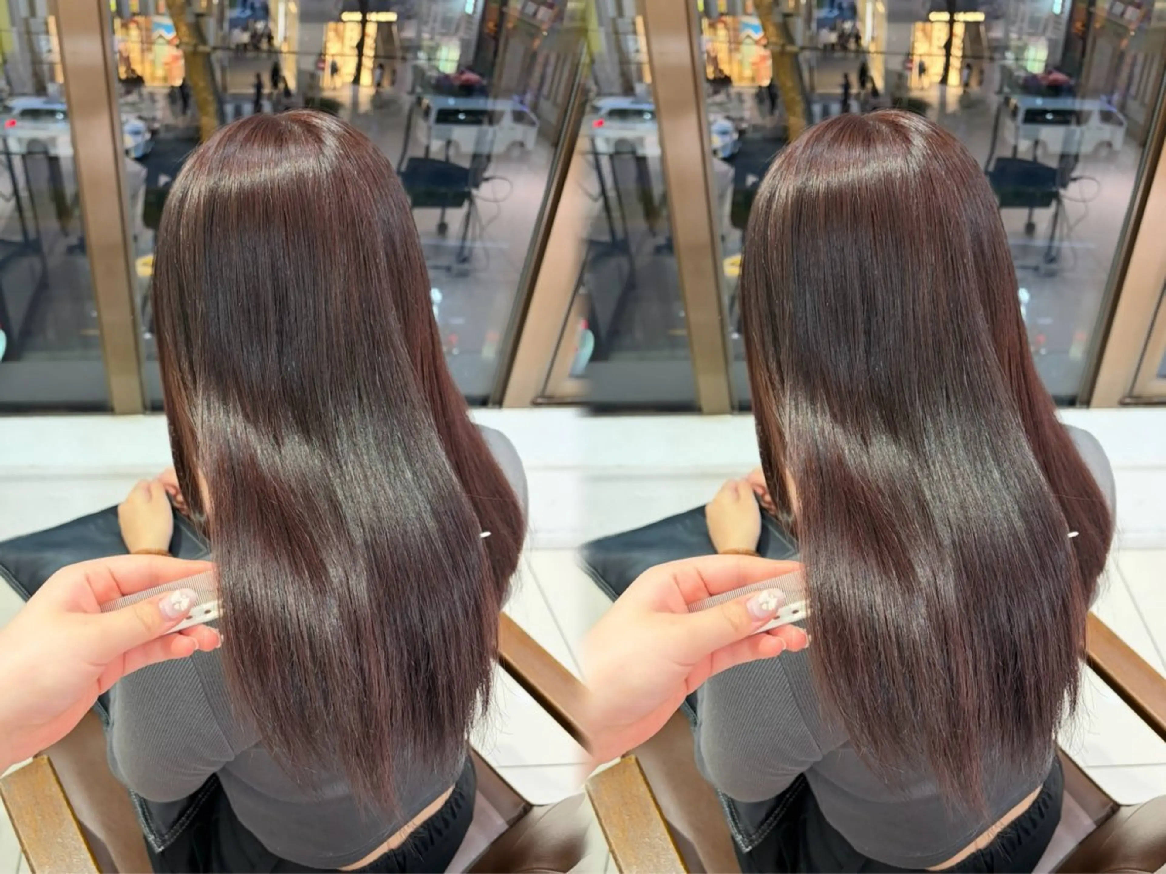 セミロング 縮毛矯正 縮毛矯正 巻ける🫧縮毛矯正 💞はな🎀のヘアスタイル