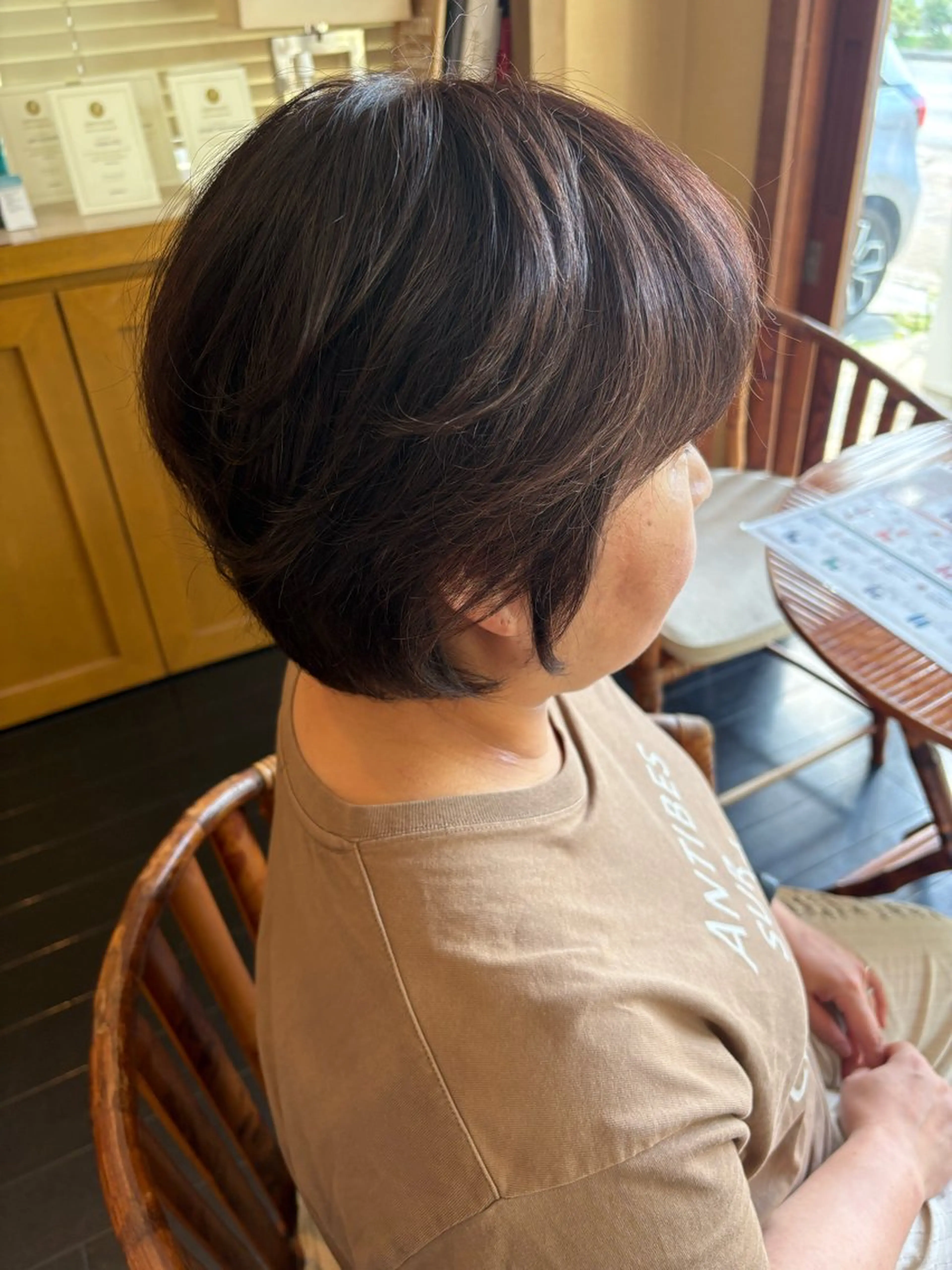 ショート カラー カット ヘアカラー ⟡.·mamiya 縮毛矯正/ヘアセットのヘアスタイル