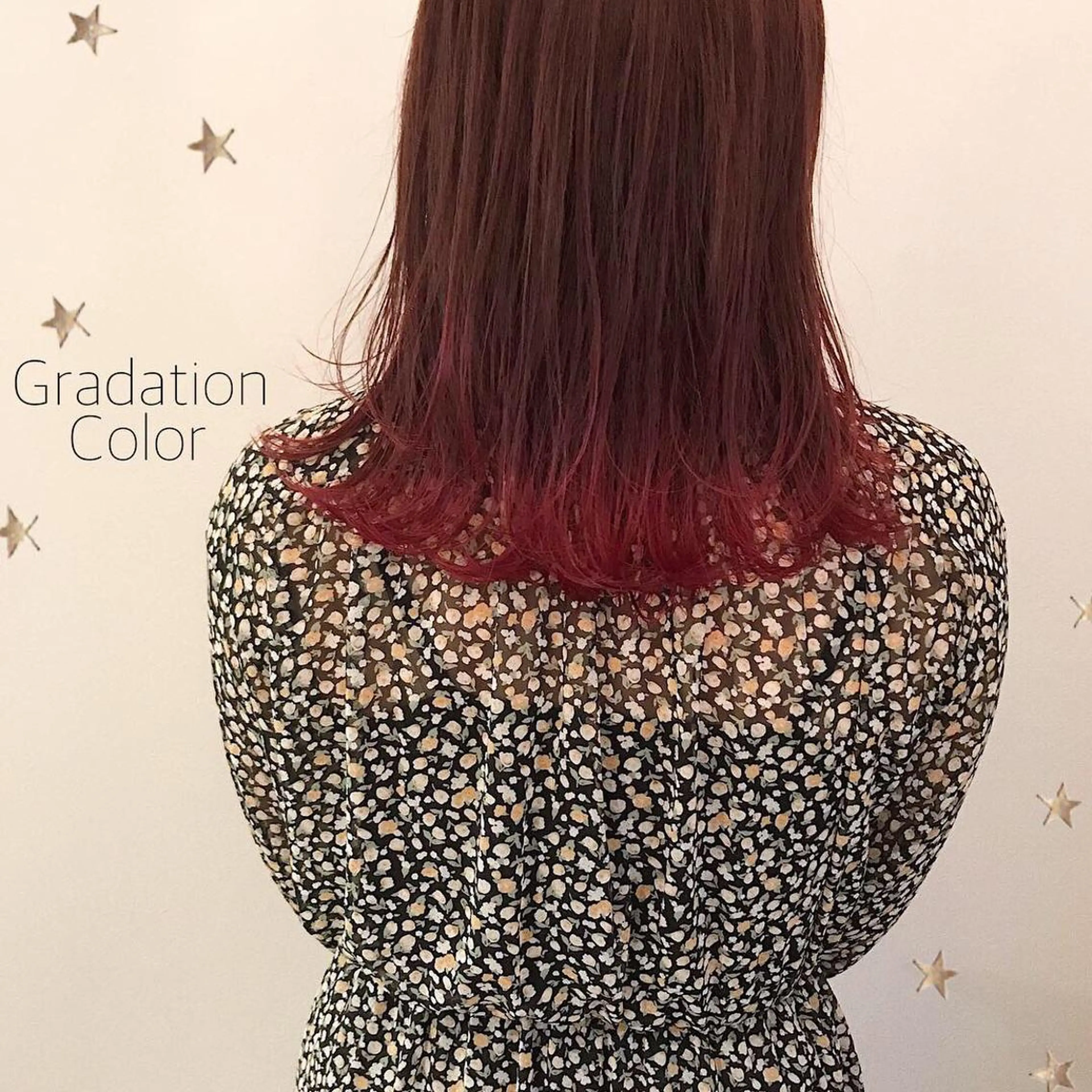 ミディアム カラー 市川 千夏のヘアスタイル