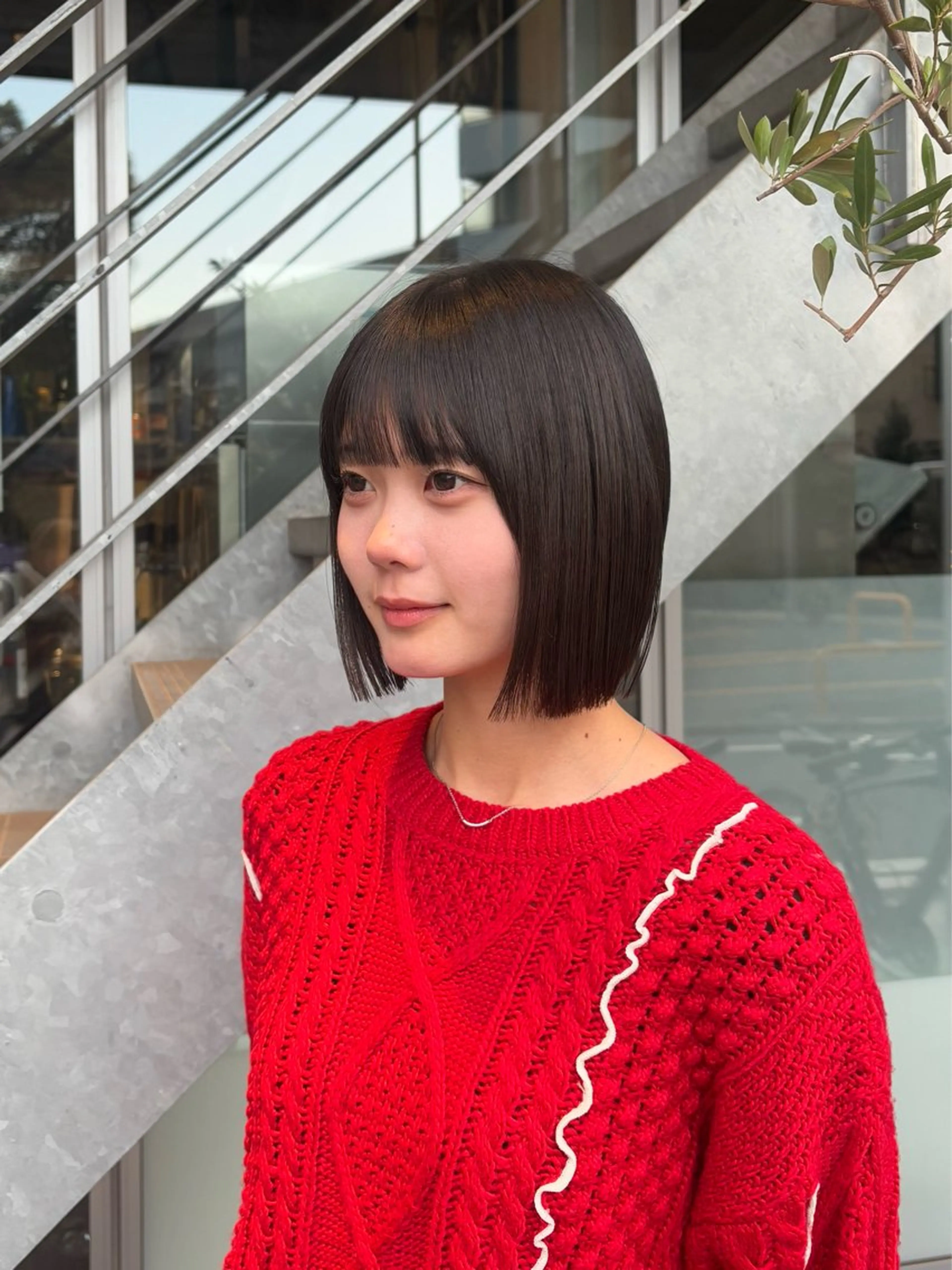 ショート ボブ 西村 清花のヘアスタイル