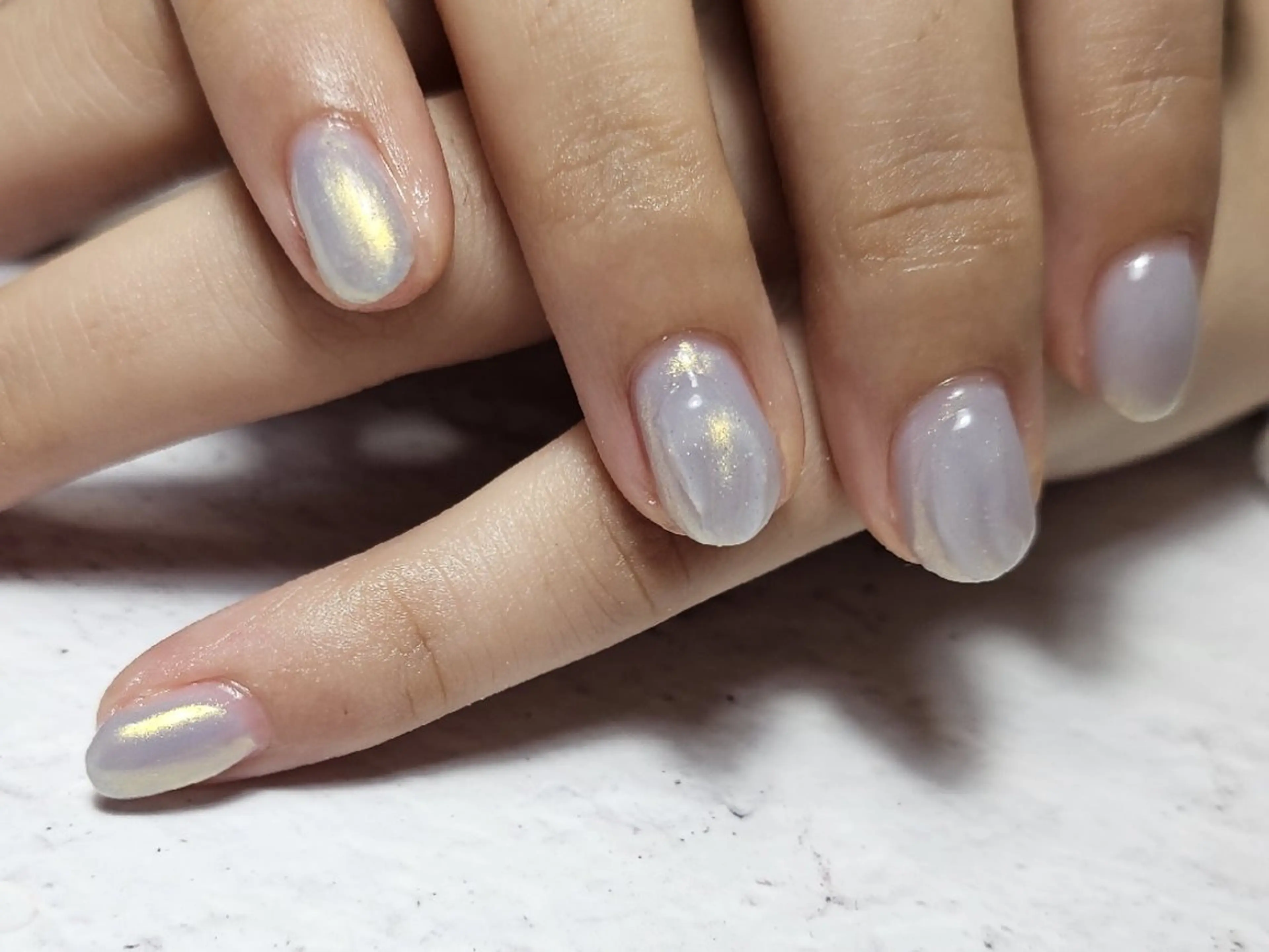 ネイル オーロラネイル ニュアンスネイル ぷっくりネイル ハンドネイル Noah'snail   のネイルデザイン