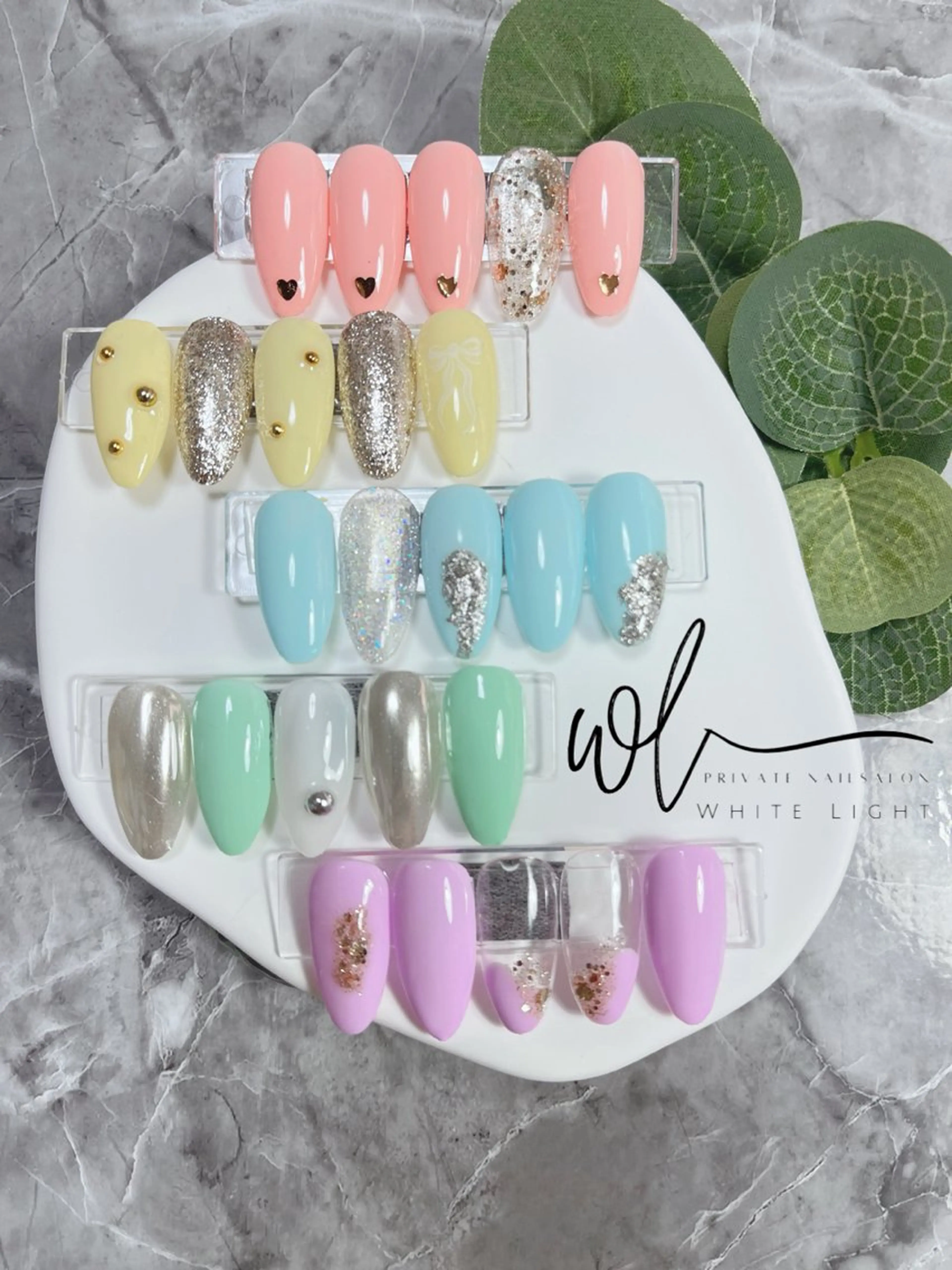 ネイル プライベートサロン WhiteLightのネイルデザイン