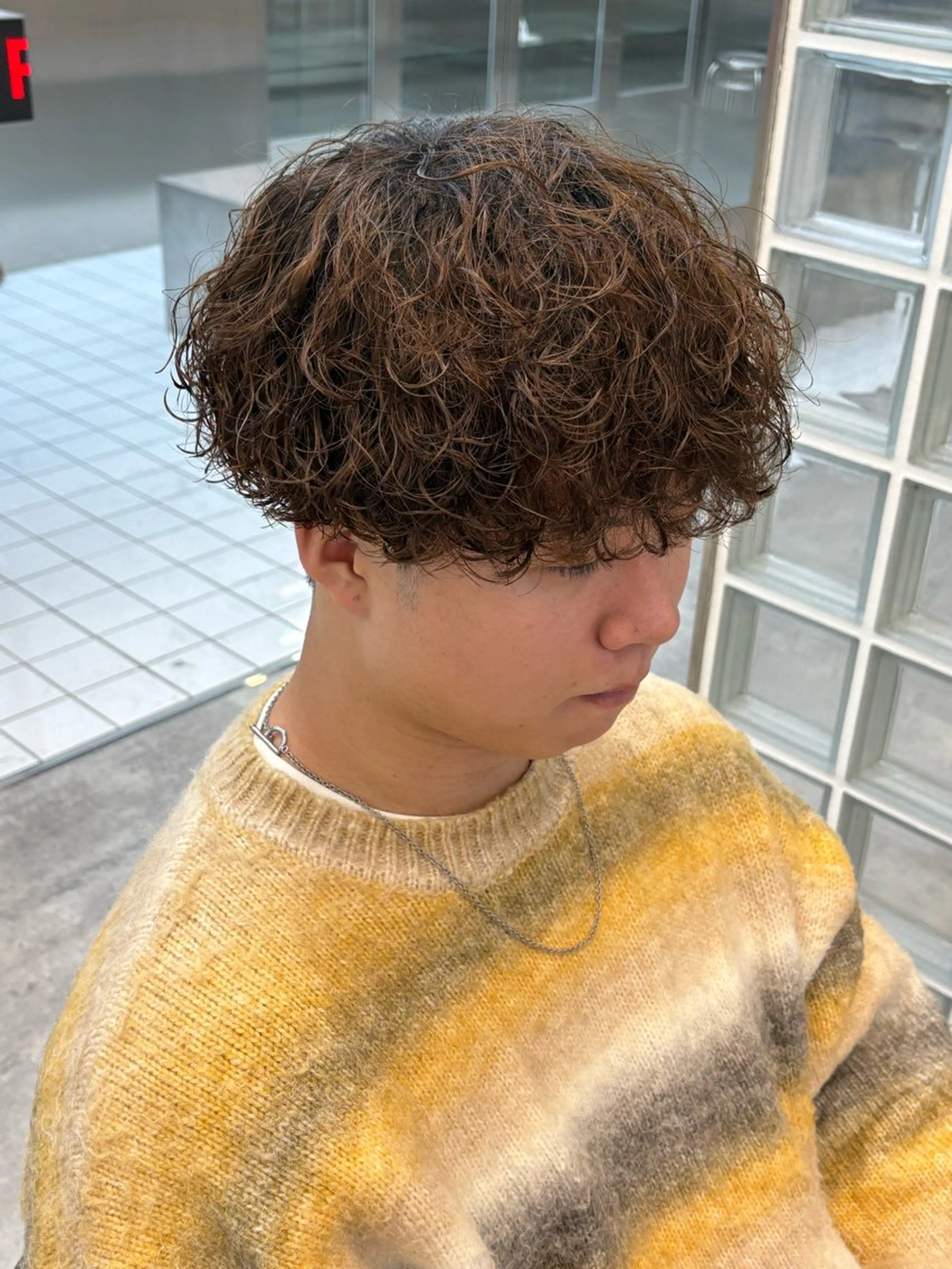 カラー パーマ メンズ カット ヘアカラー パーマ fifth 武正 琉生のヘアスタイル