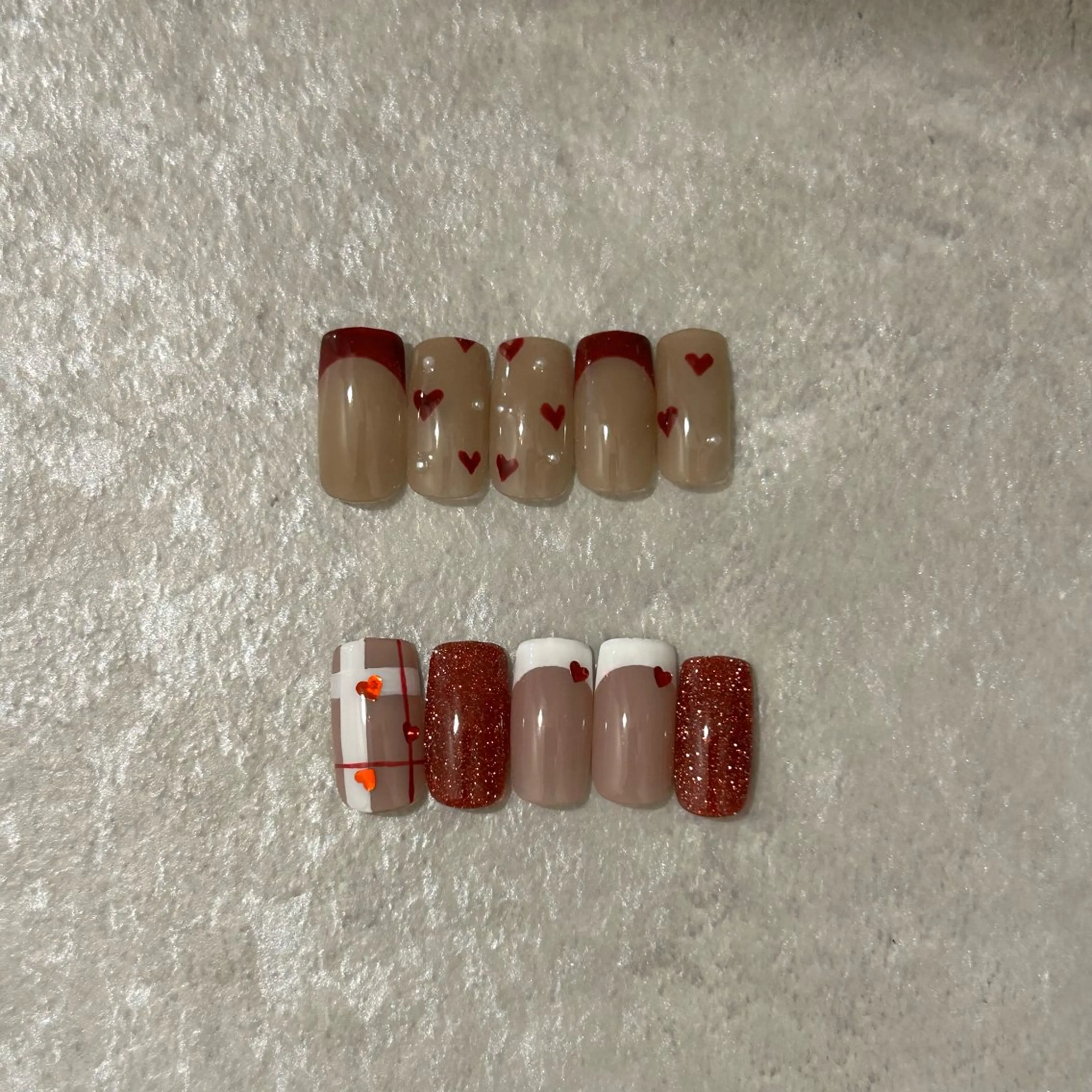 ネイル ハート repos yoshitomeのネイルデザイン