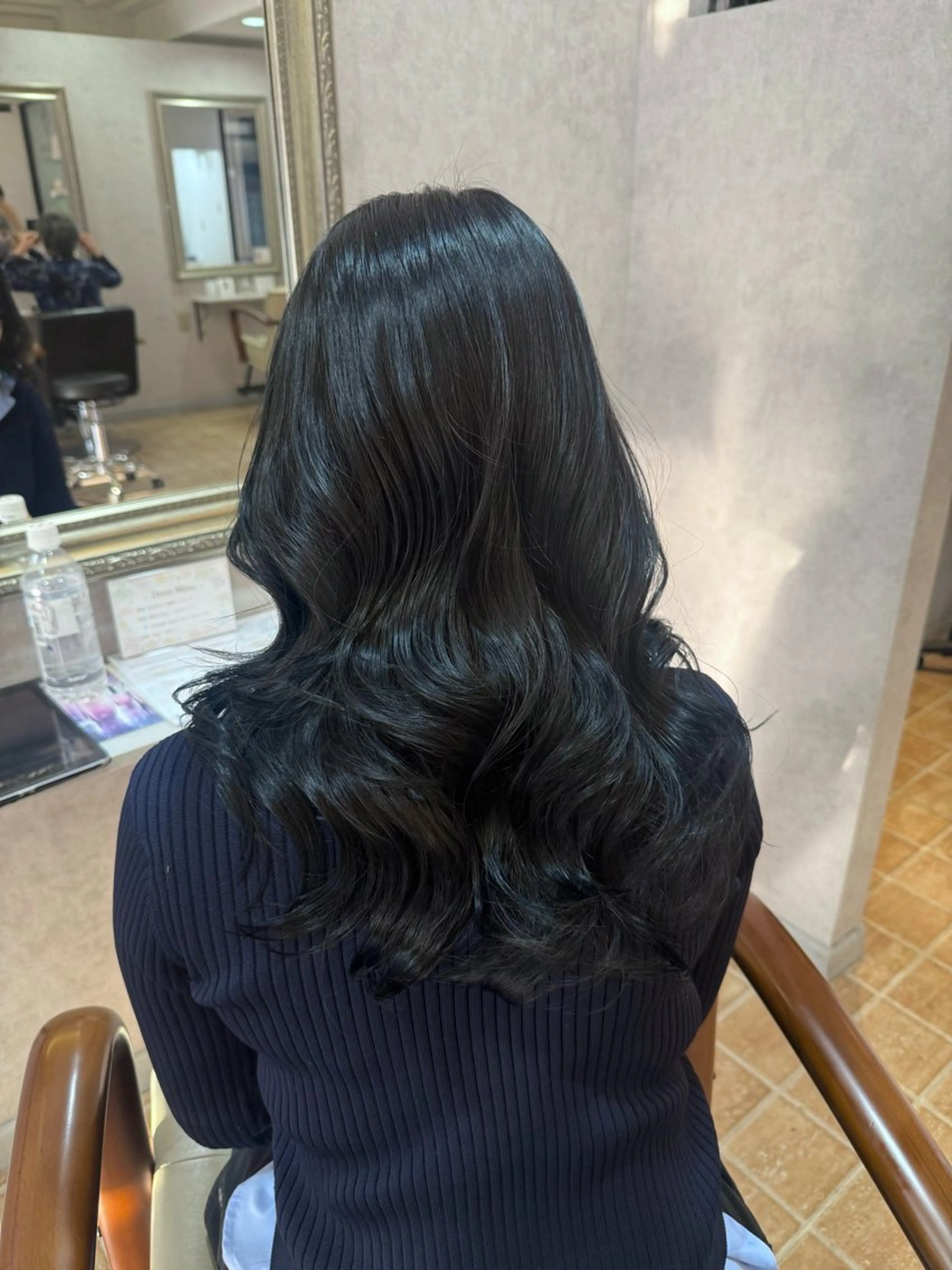 セミロング レイヤーカット トリートメント カット ヘアカラー トリートメント 星田 美海のヘアスタイル