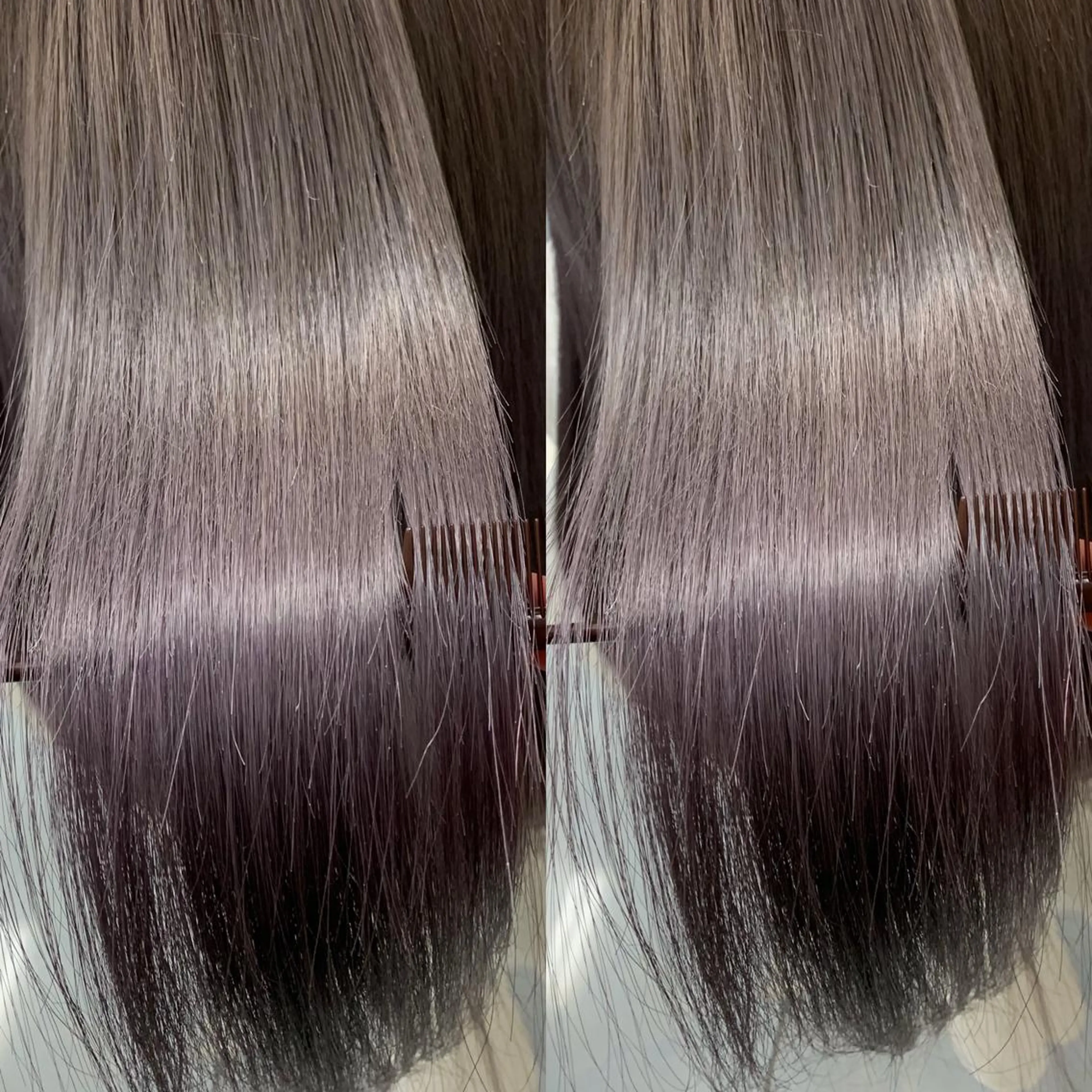 ロング 縮毛/レイヤー 韓国/橋口のヘアスタイル